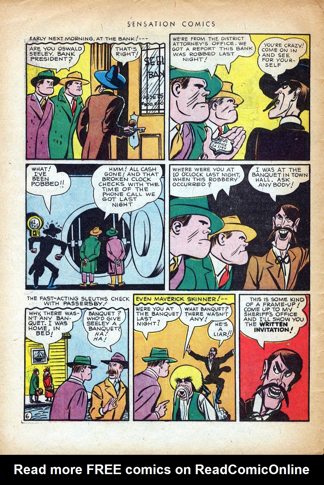 Read online Sensation (Mystery) Comics comic -  Issue #37 - 46