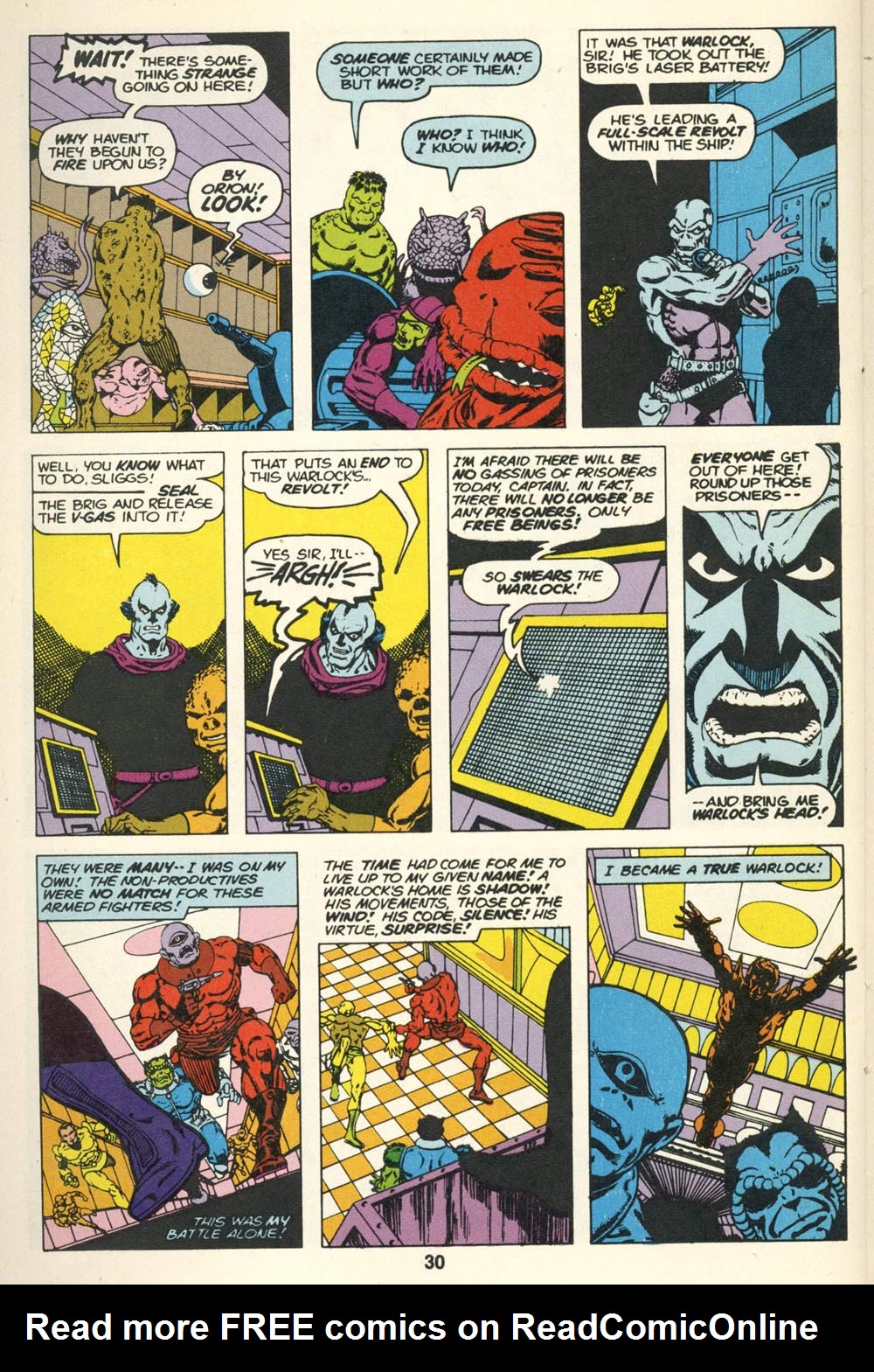 Read online Warlock (1982) comic -  Issue #1 - 32