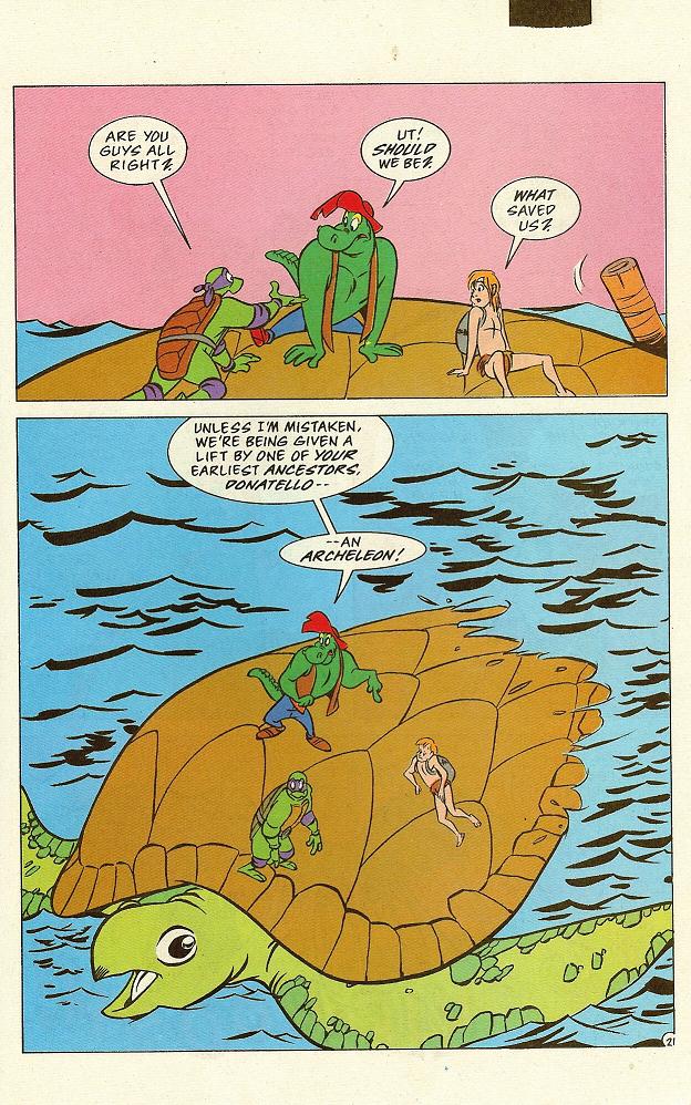 Read online Teenage Mutant Ninja Turtles Presents: Donatello and Leatherhead comic -  Issue #2 - 21