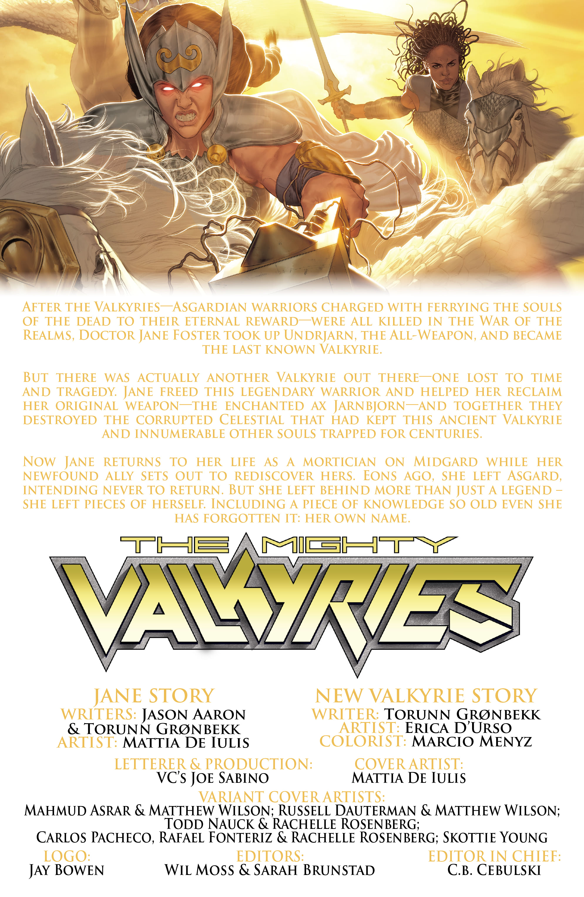 Read online The Mighty Valkyries comic -  Issue #1 - 2