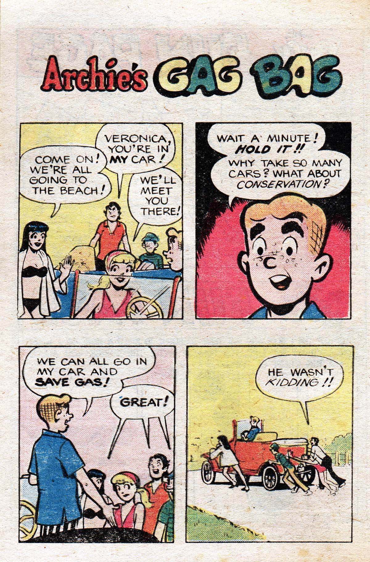 Read online Archie...Archie Andrews, Where Are You? Digest Magazine comic -  Issue #4 - 83