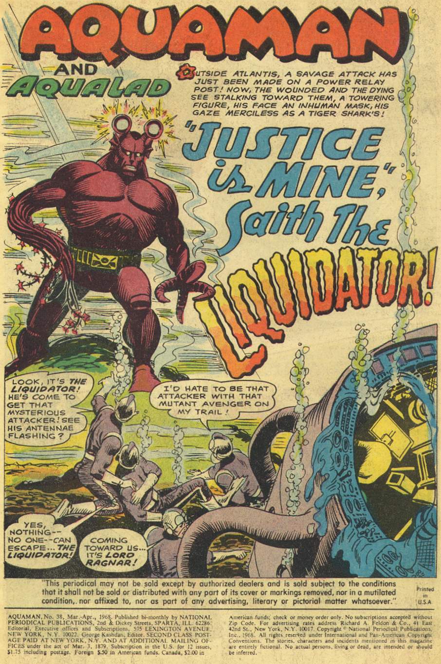 Read online Aquaman (1962) comic -  Issue #38 - 3