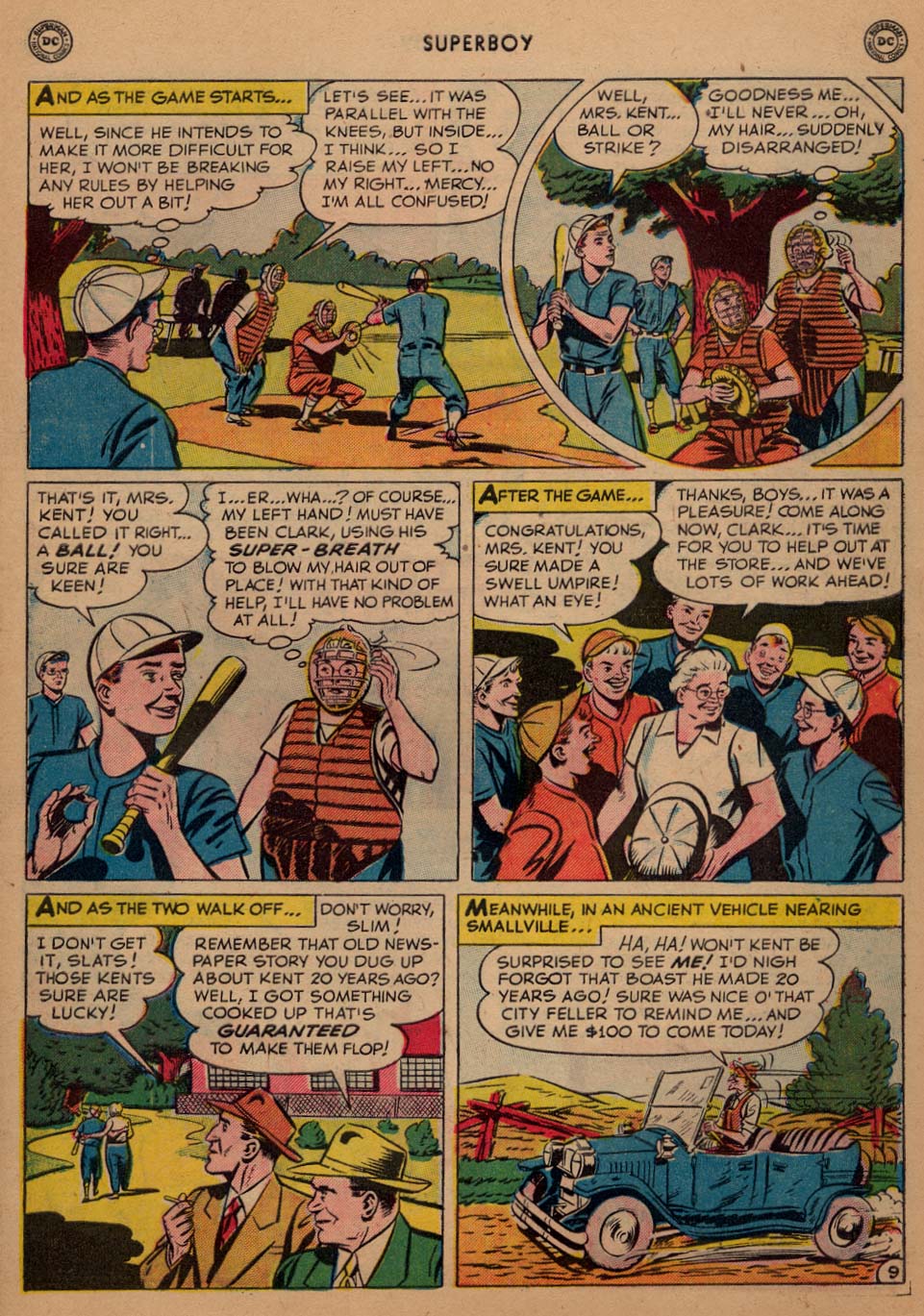 Read online Superboy (1949) comic -  Issue #12 - 37