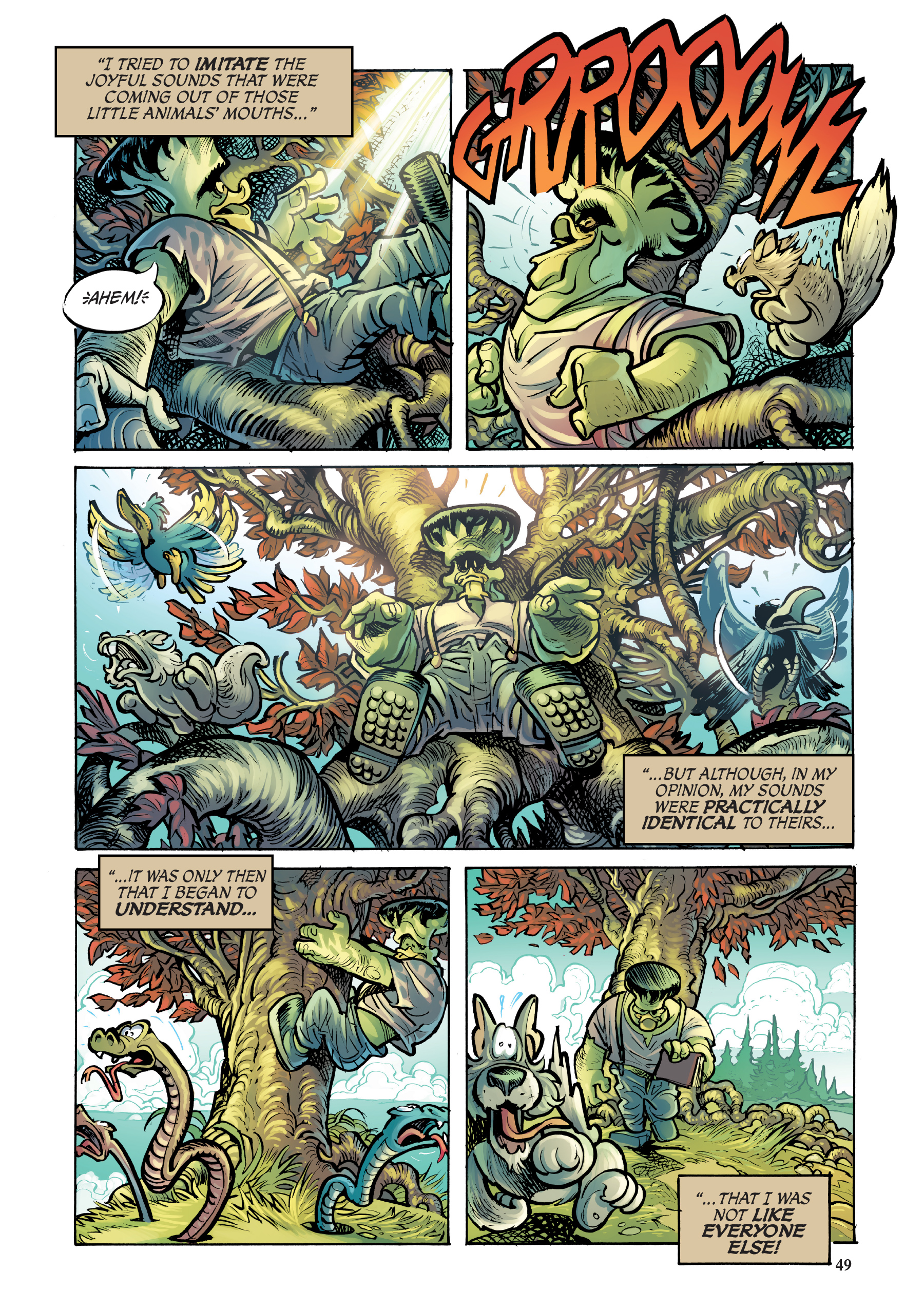 Read online Disney Frankenstein, Starring Donald Duck comic -  Issue # TPB - 49