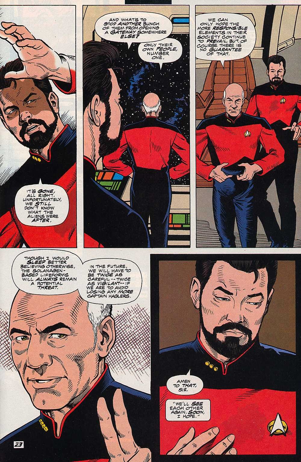 Read online Star Trek: The Next Generation (1989) comic -  Issue #78 - 23