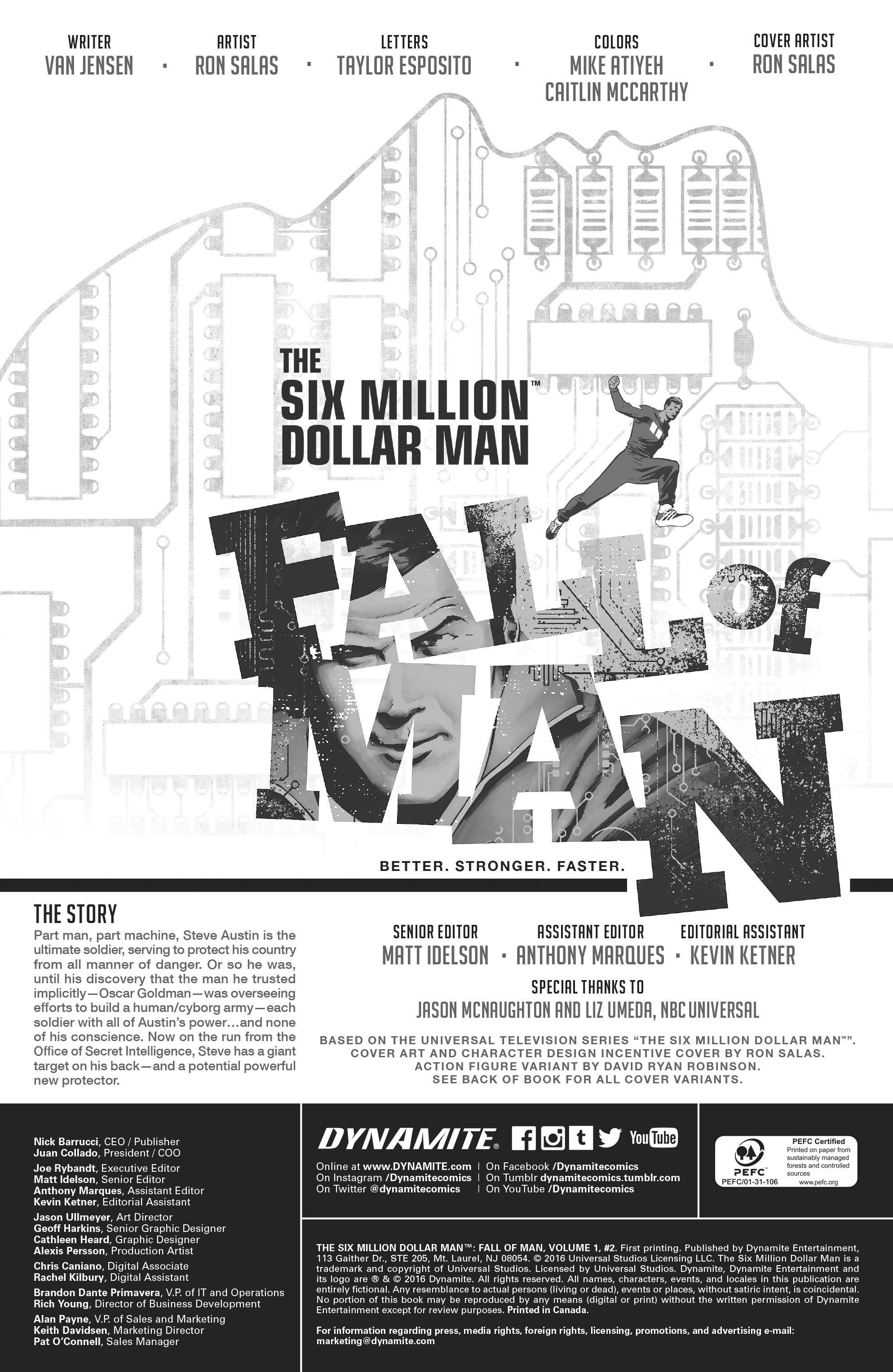 Read online The Six Million Dollar Man: Fall of Man comic -  Issue #2 - 2