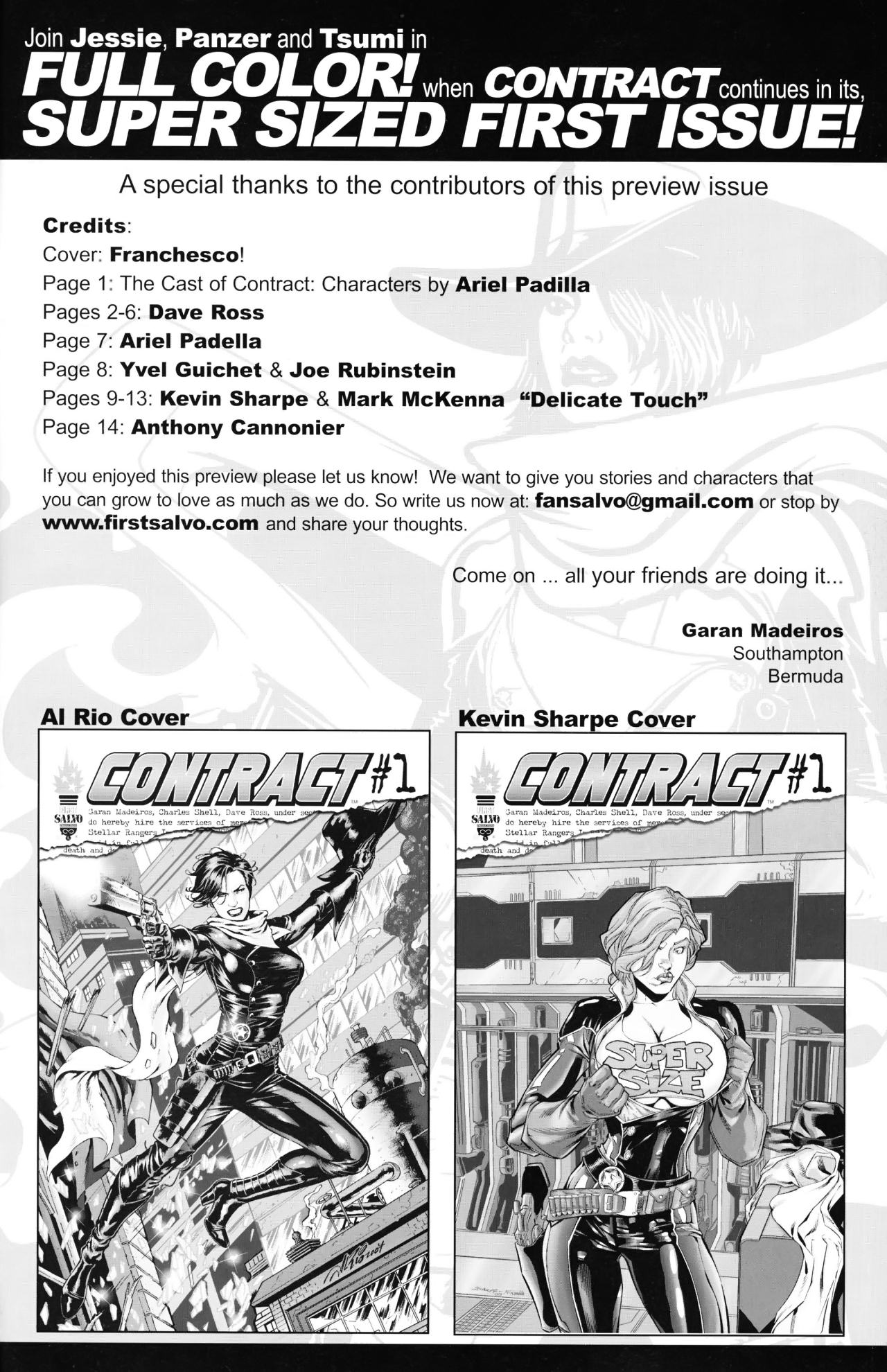 Read online Contract comic -  Issue #0 - 13