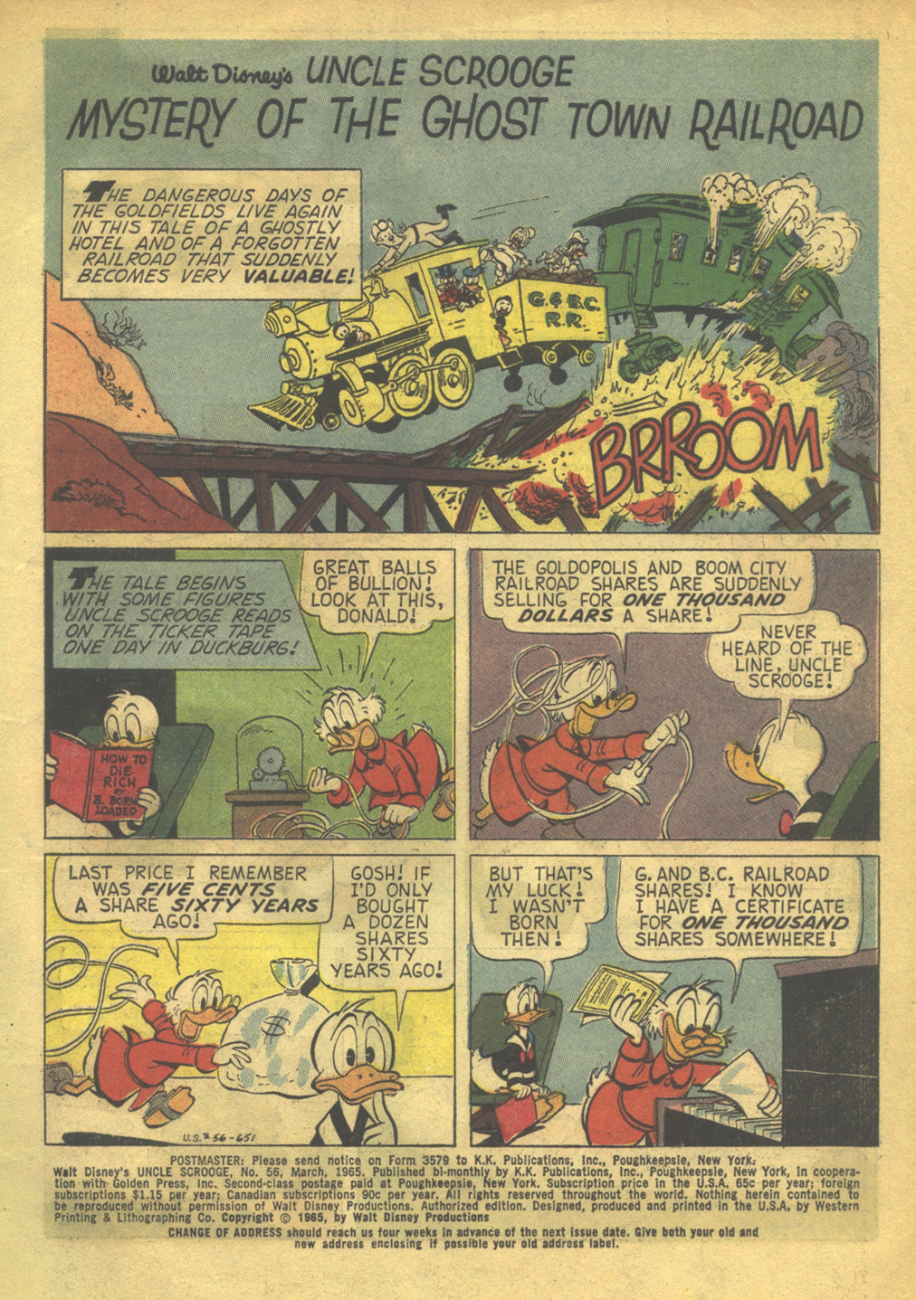 Read online Uncle Scrooge (1953) comic -  Issue #56 - 3