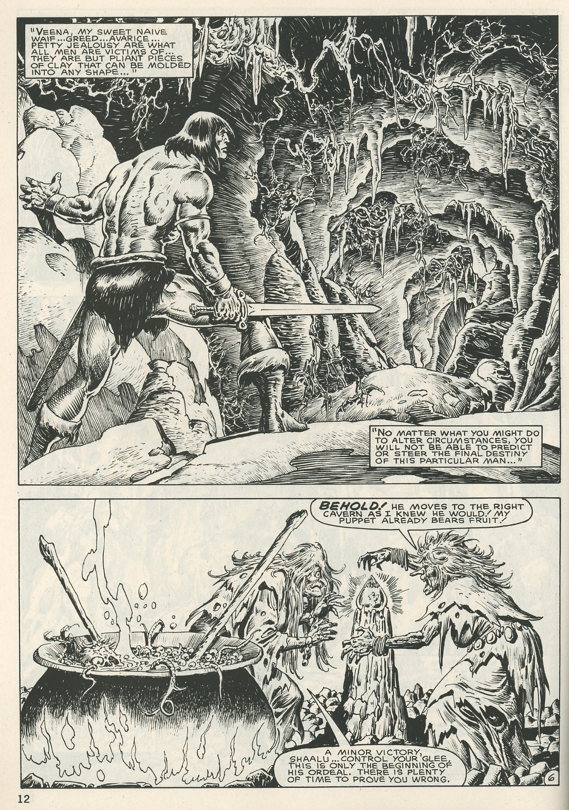 Read online The Savage Sword Of Conan comic -  Issue #123 - 12