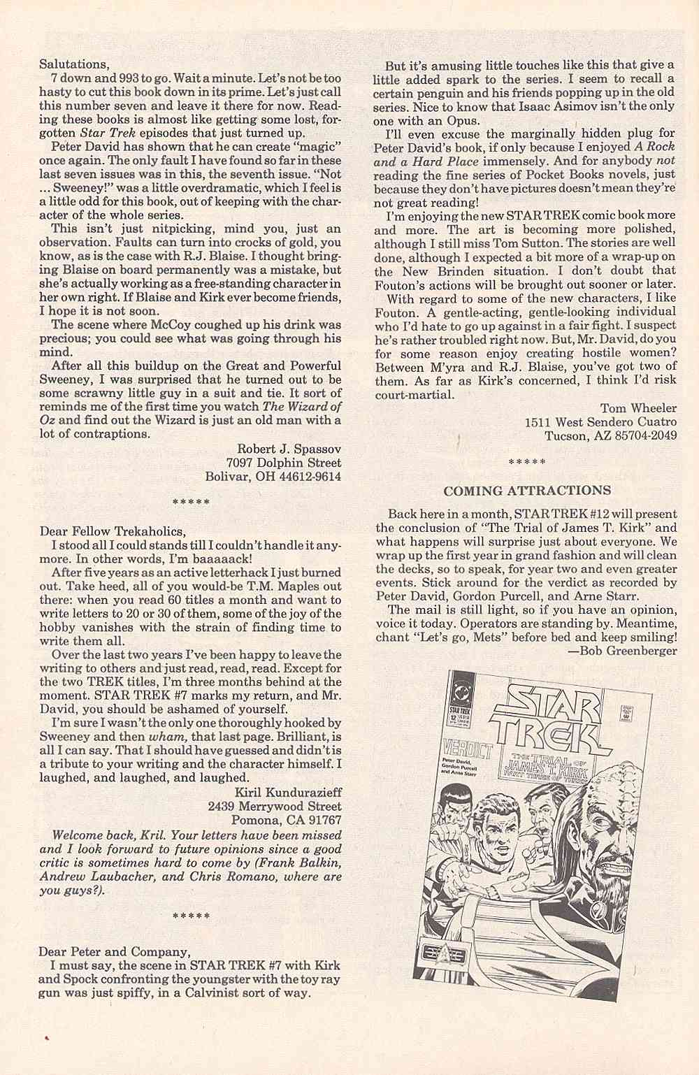 Read online Star Trek (1989) comic -  Issue #11 - 31
