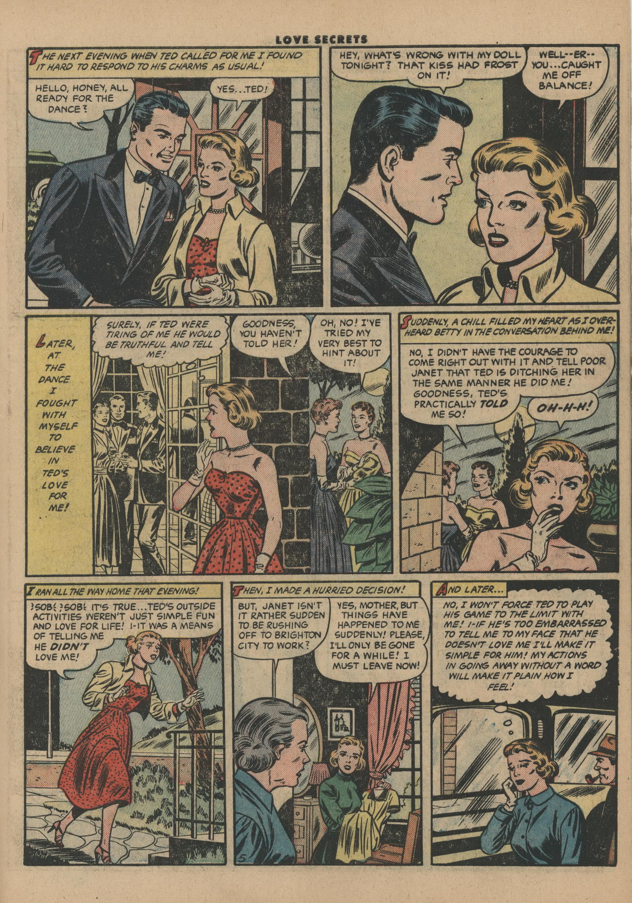 Read online Love Secrets (1953) comic -  Issue #41 - 7