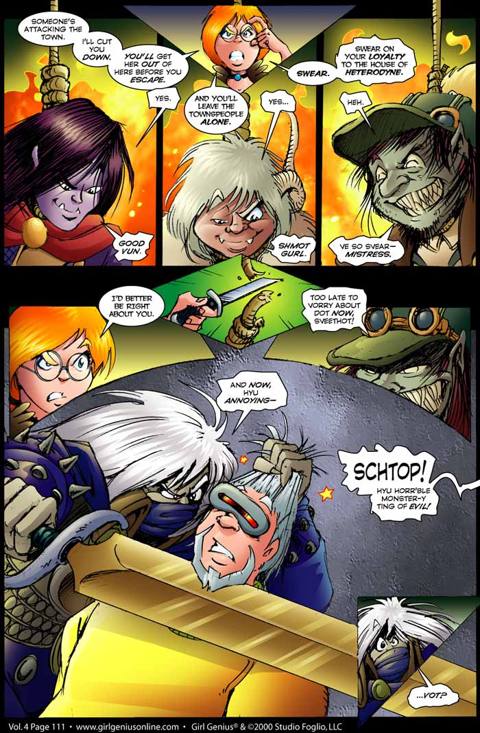Read online Girl Genius (2002) comic -  Issue #4 - 113