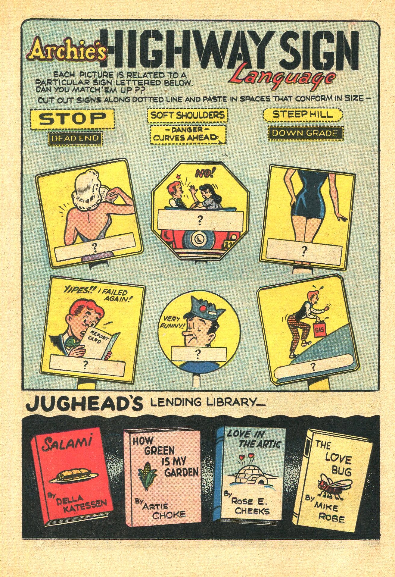 Read online Archie's Joke Book Magazine comic -  Issue #20 - 16