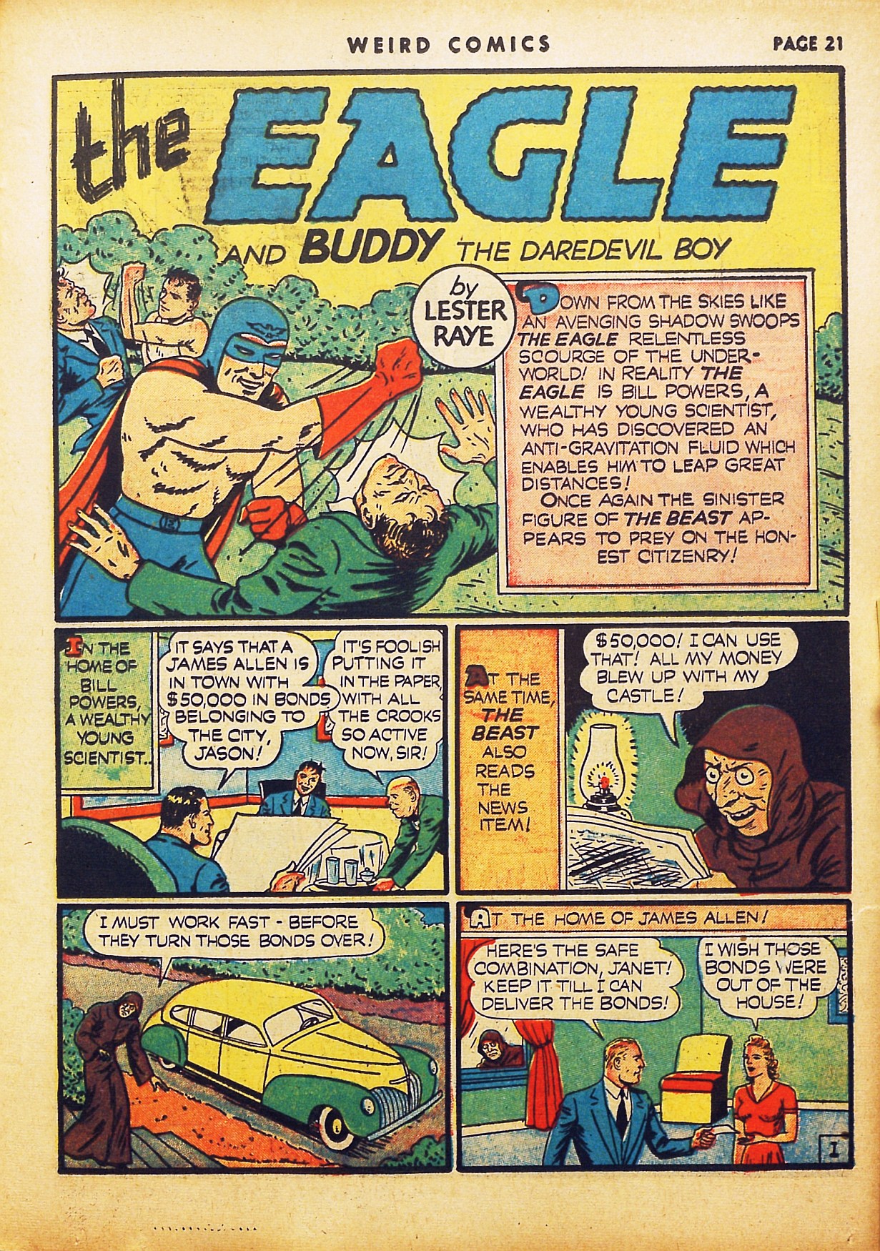 Read online Weird Comics comic -  Issue #12 - 23