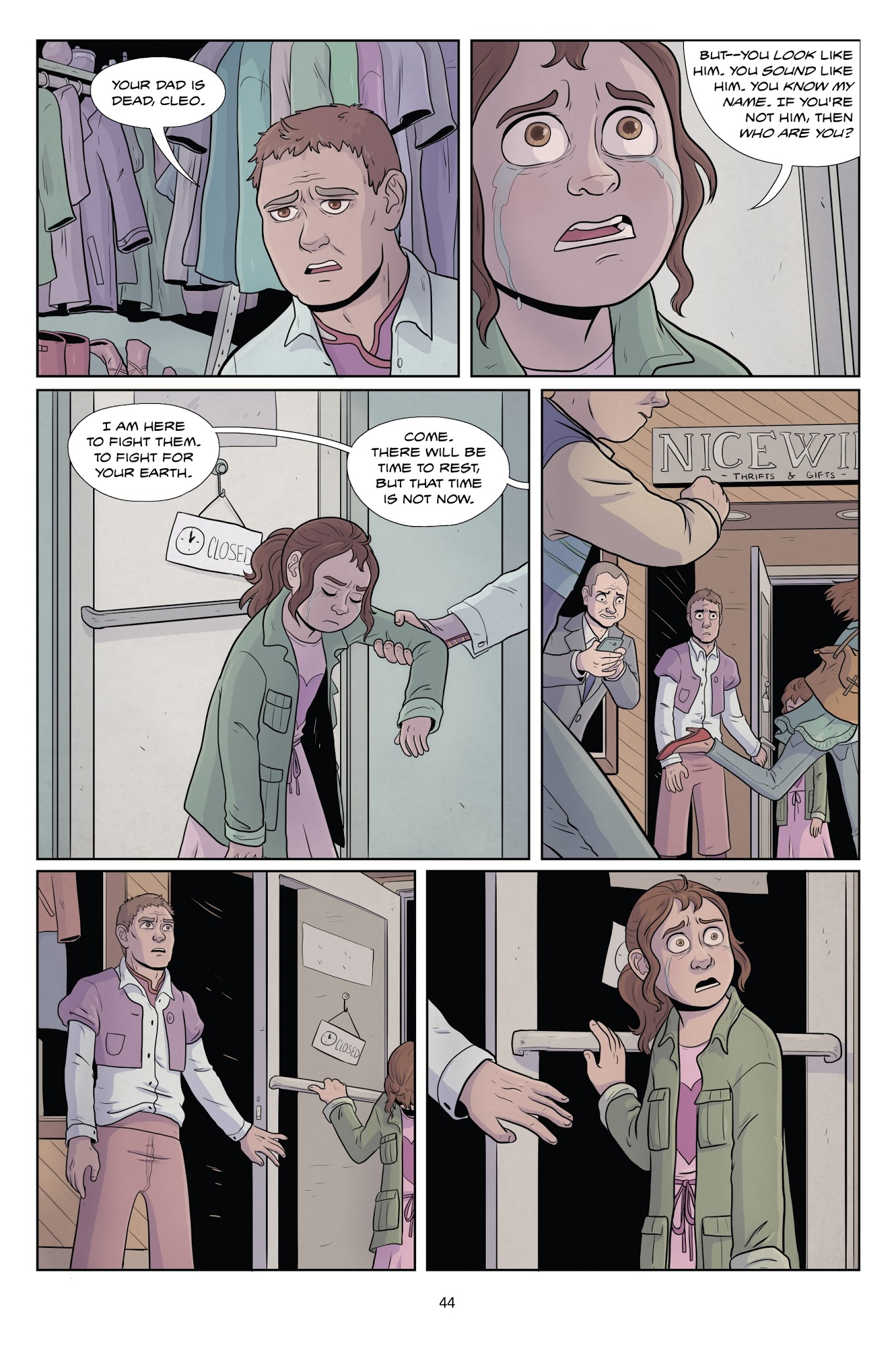 Read online Lifeformed: Cleo Makes Contact comic -  Issue # TPB - 43