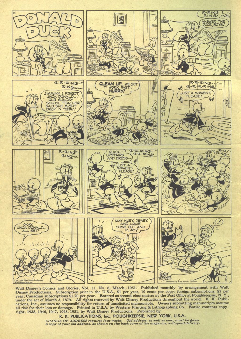 Read online Walt Disney's Comics and Stories comic -  Issue #126 - 2