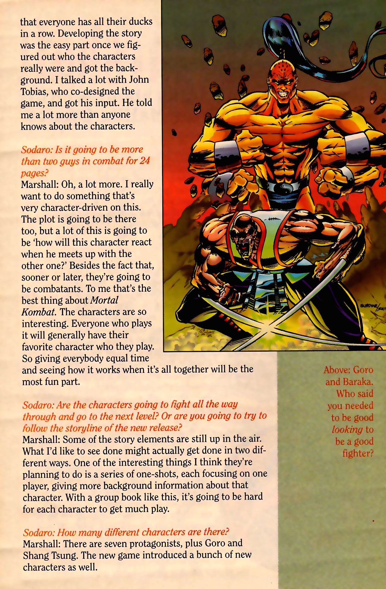 Read online Mortal Kombat (1994) comic -  Issue #1 - 33
