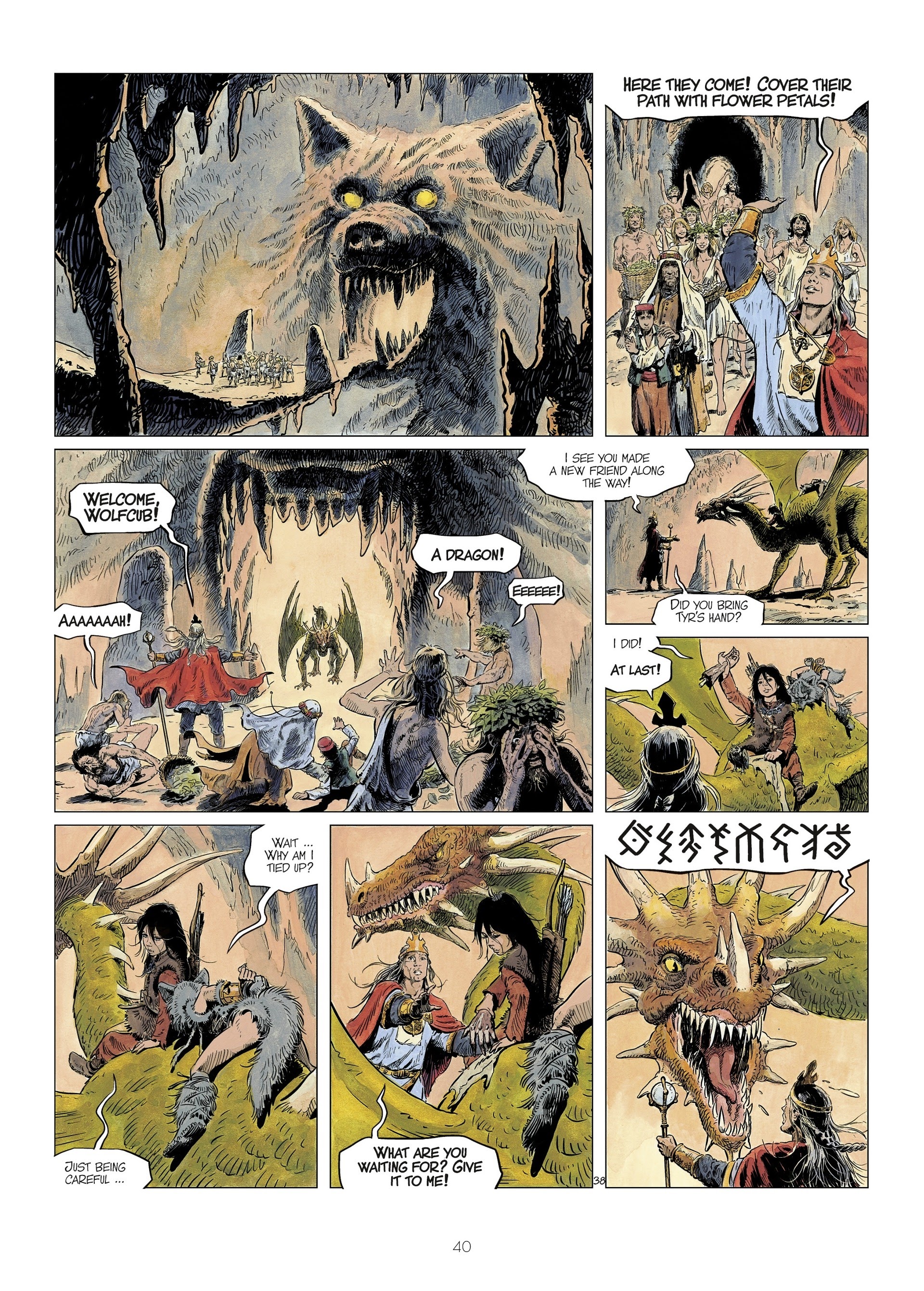 Read online The World of Thorgal: Wolfcub comic -  Issue #3 - 42