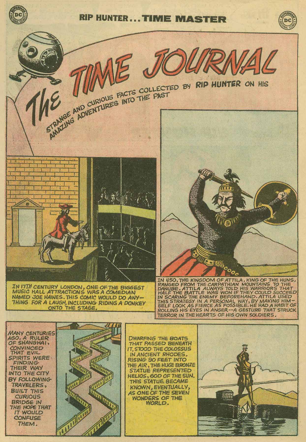 Read online Rip Hunter...Time Master comic -  Issue #20 - 22