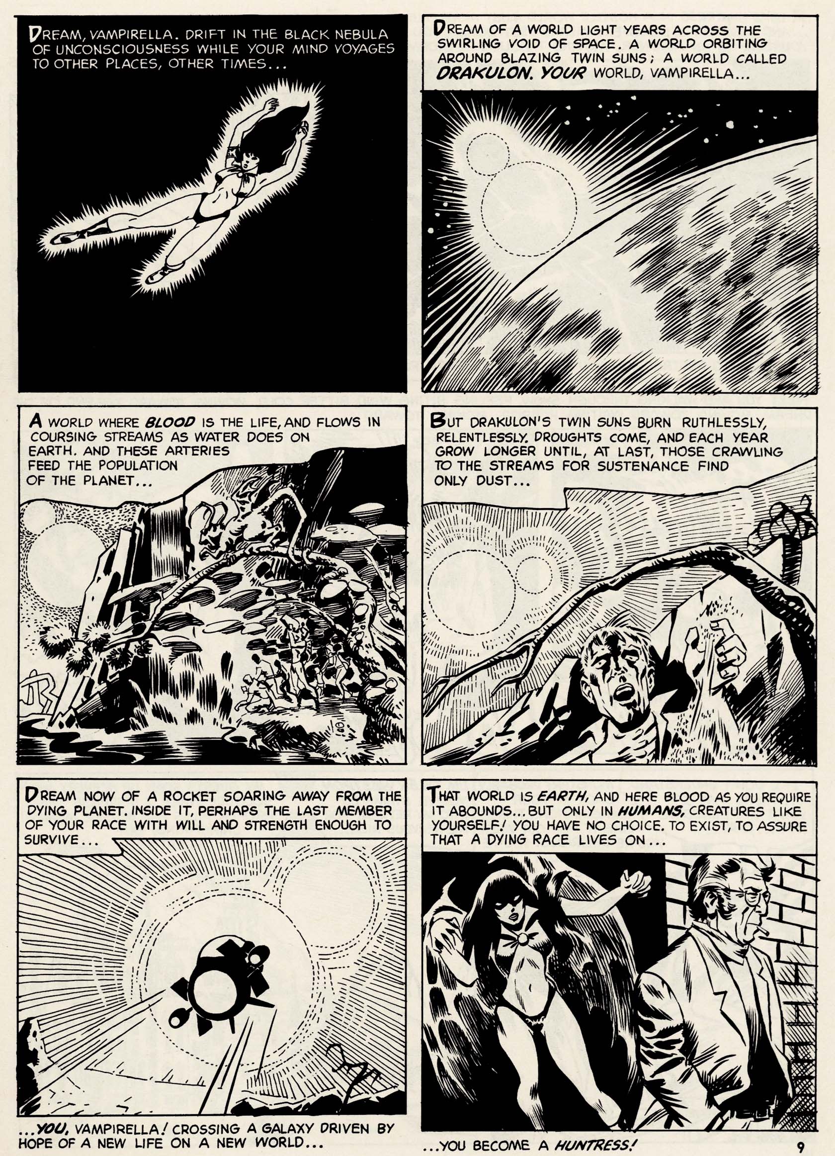 Read online Vampirella (1969) comic -  Issue #8 - 9