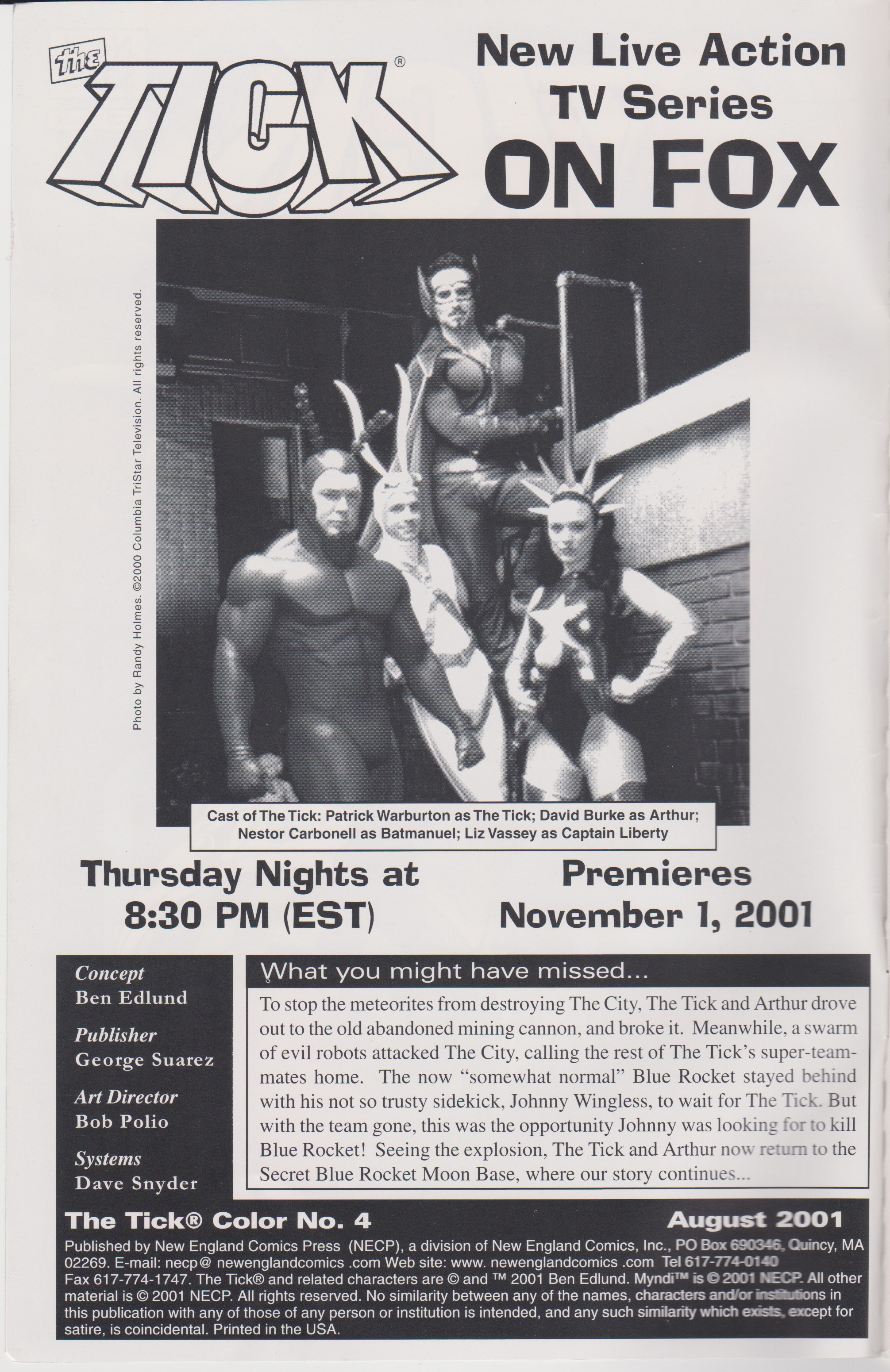 Read online The Tick Color comic -  Issue #4 - 2