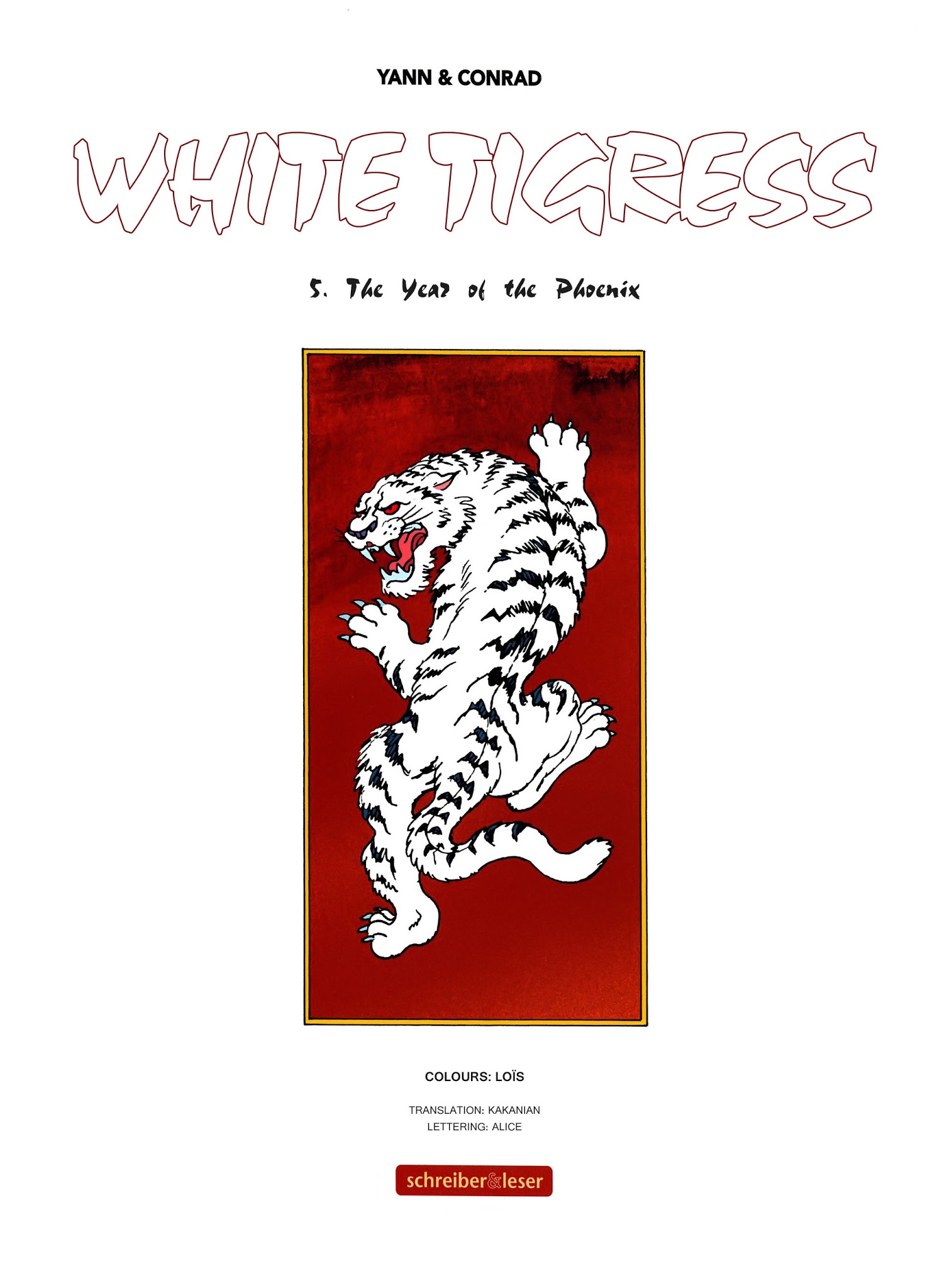 Read online Tigresse Blanche comic -  Issue #5 - 2