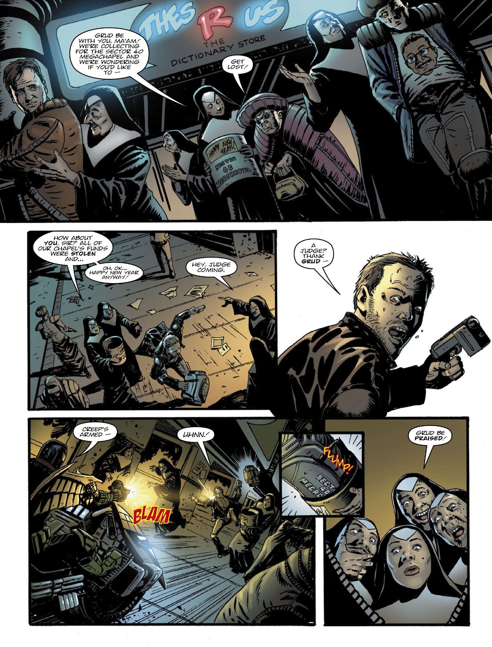 Read online Judge Dredd Megazine (Vol. 5) comic -  Issue #439 - 129