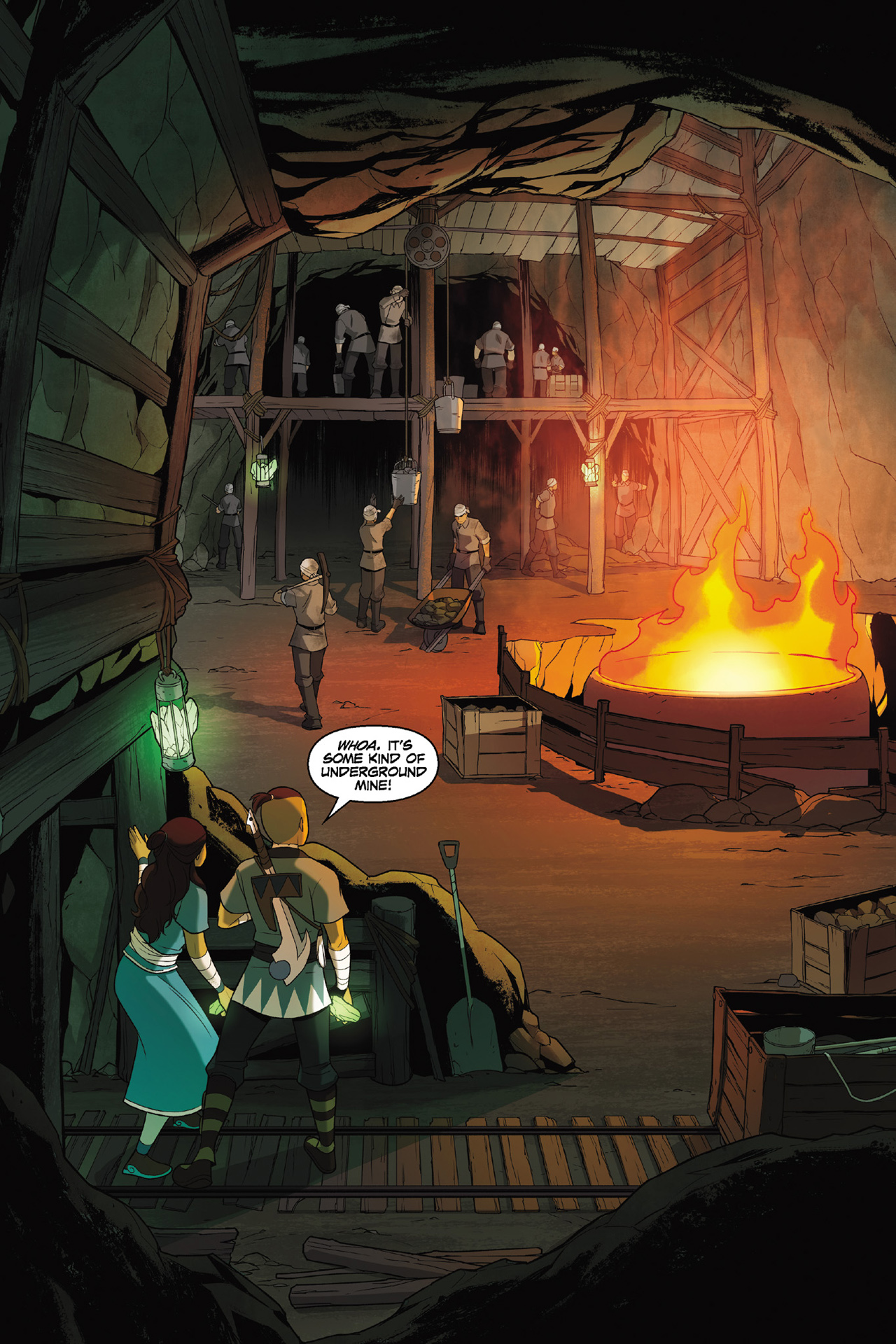 Read online Nickelodeon Avatar: The Last Airbender - The Rift comic -  Issue # Part 2 - 45