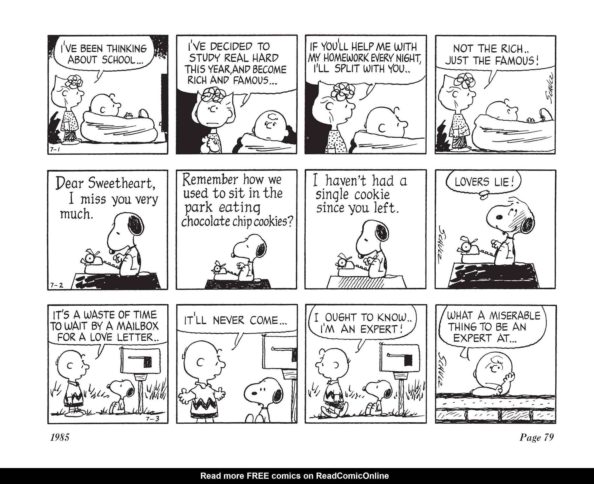 Read online The Complete Peanuts comic -  Issue # TPB 18 - 91