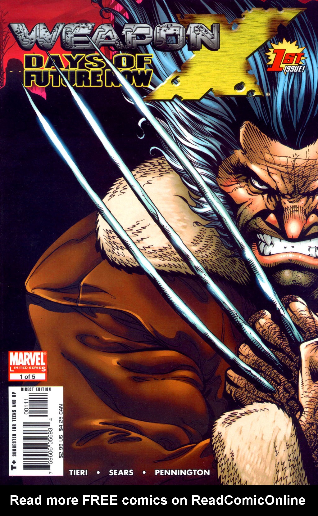 Read online Weapon X: Days of Future Now comic -  Issue #1 - 1
