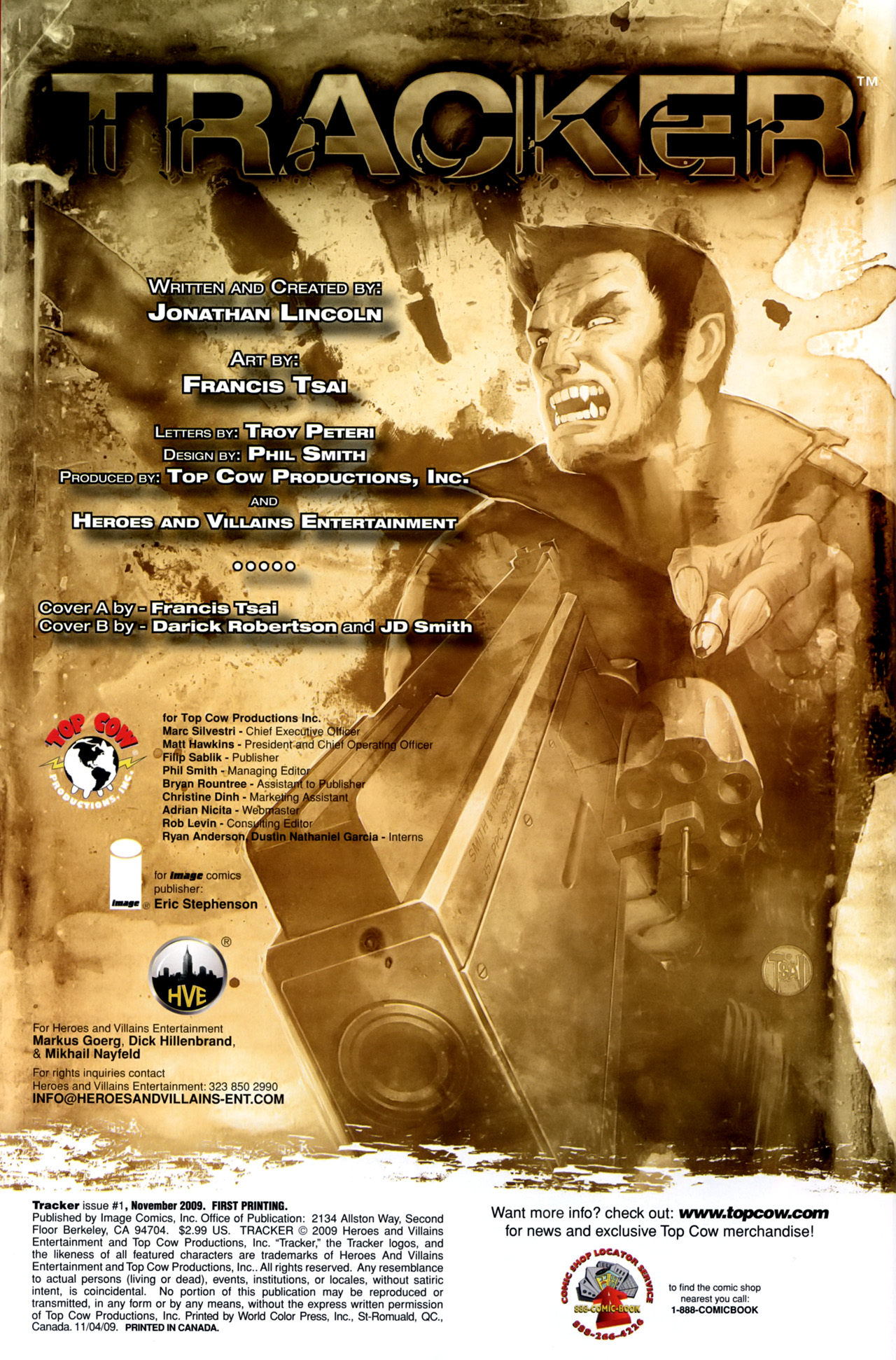 Read online Tracker comic -  Issue #1 - 2