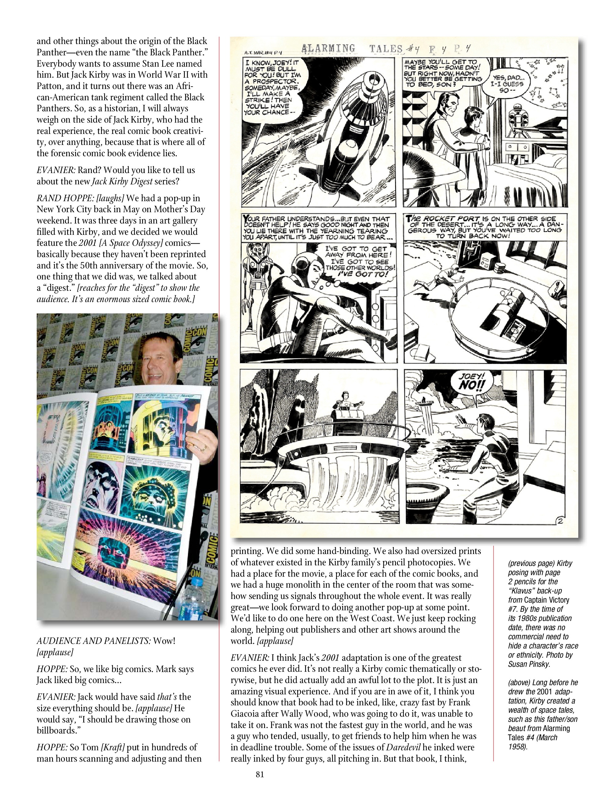 Read online The Jack Kirby Collector comic -  Issue #76 - 84