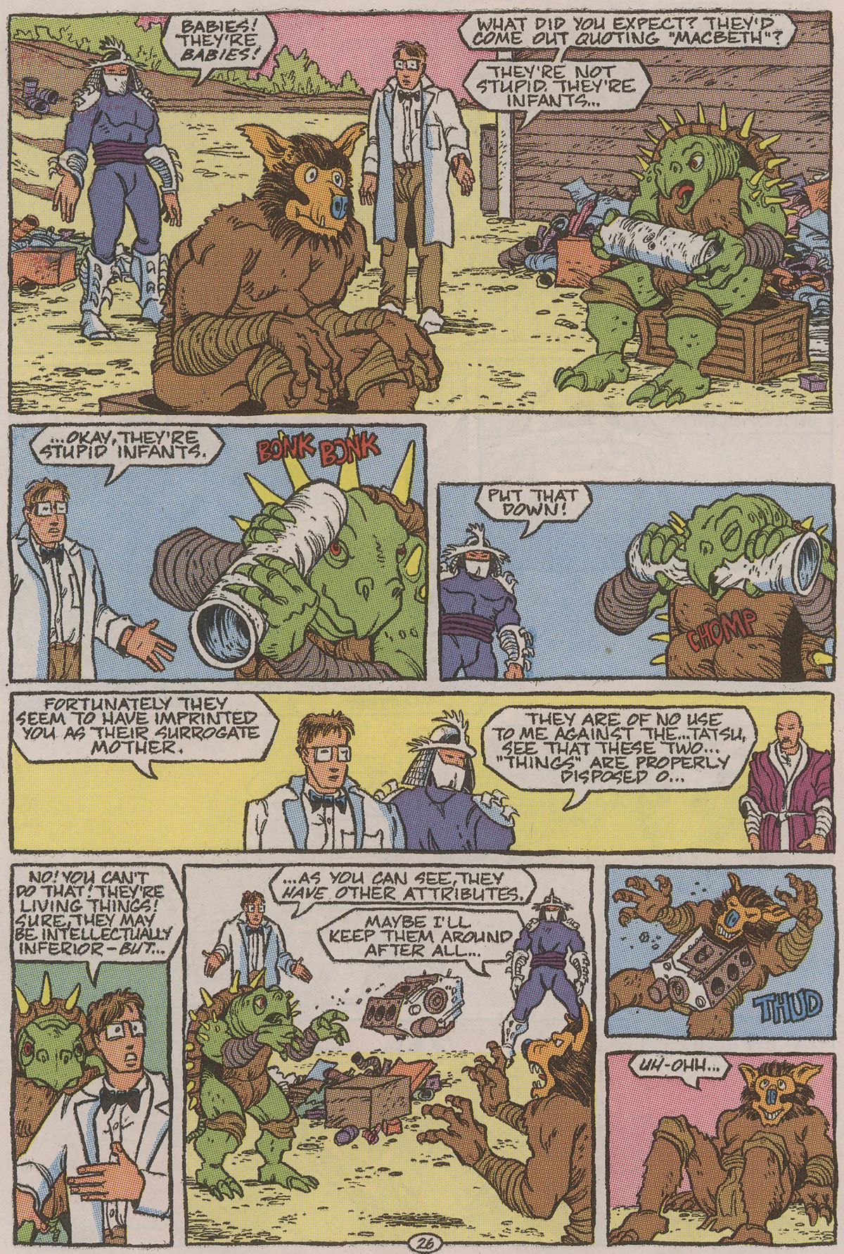 Read online Teenage Mutant Ninja Turtles II: The Secret of the Ooze Official Movie Adaptation comic -  Issue # Full - 27