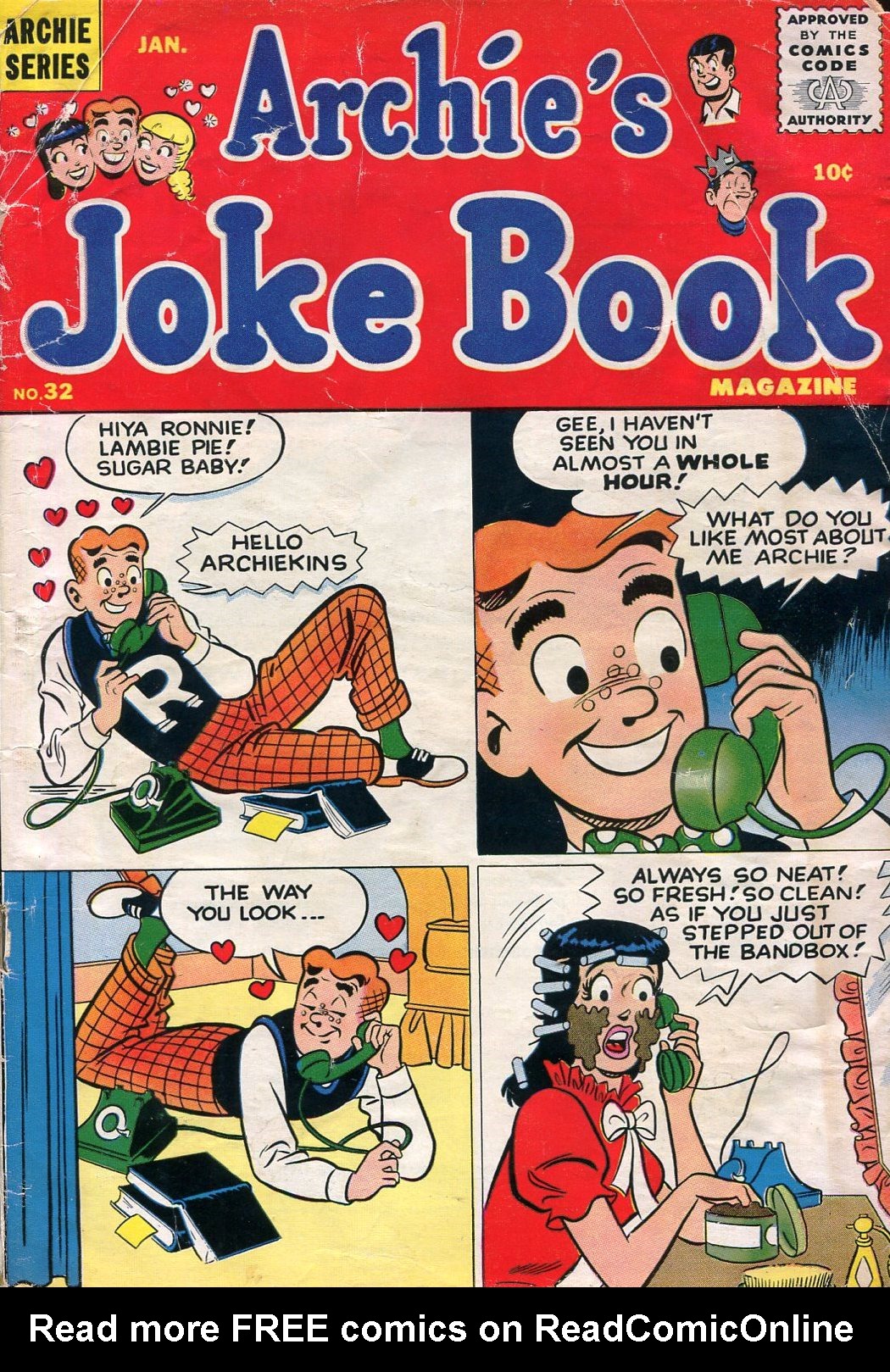 Read online Archie's Joke Book Magazine comic -  Issue #32 - 1