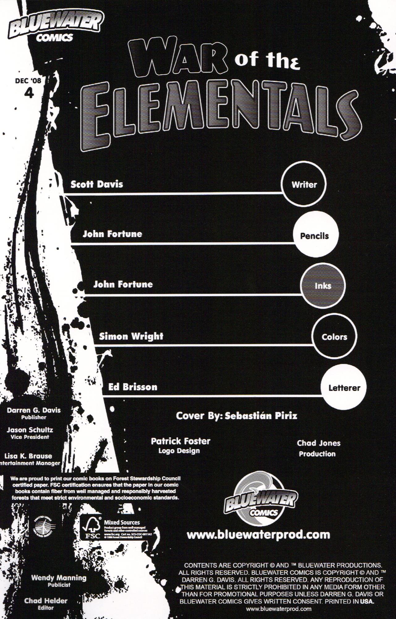 Read online War of The Elementals comic -  Issue #4 - 2