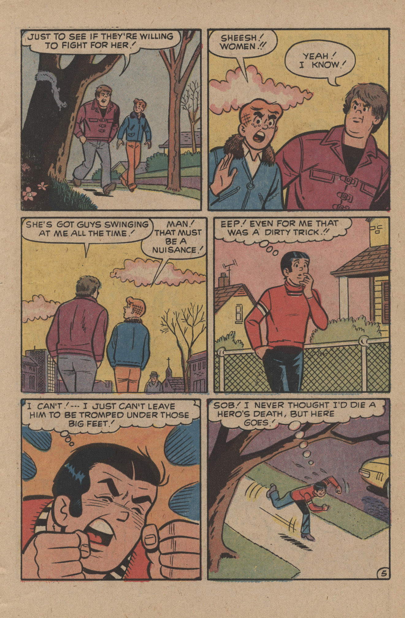Read online Reggie and Me (1966) comic -  Issue #62 - 7