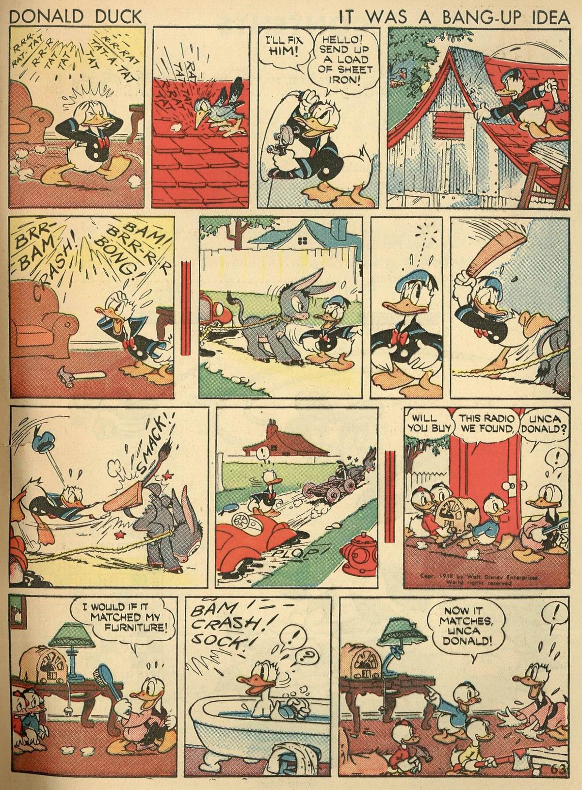 Read online Walt Disney's Comics and Stories comic -  Issue #8 - 65