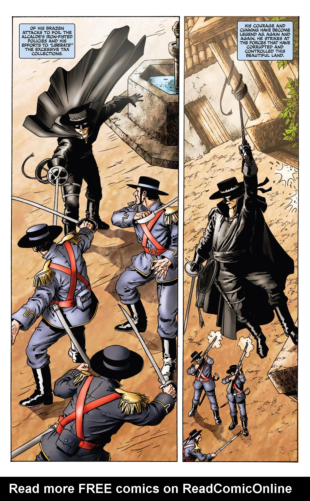 Read online Zorro Rides Again comic -  Issue #3 - 4