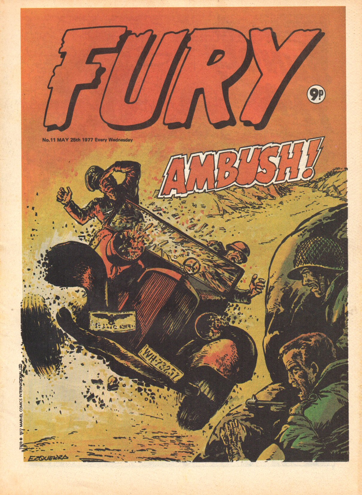 Read online Fury (1977) comic -  Issue #11 - 1