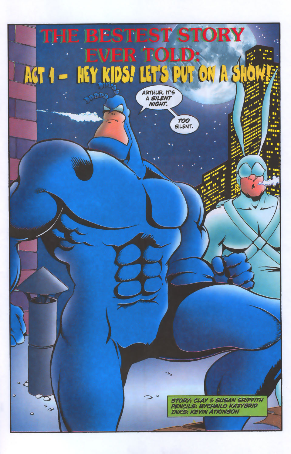 Read online The Tick's Big Xmas Trilogy comic -  Issue #1 - 3