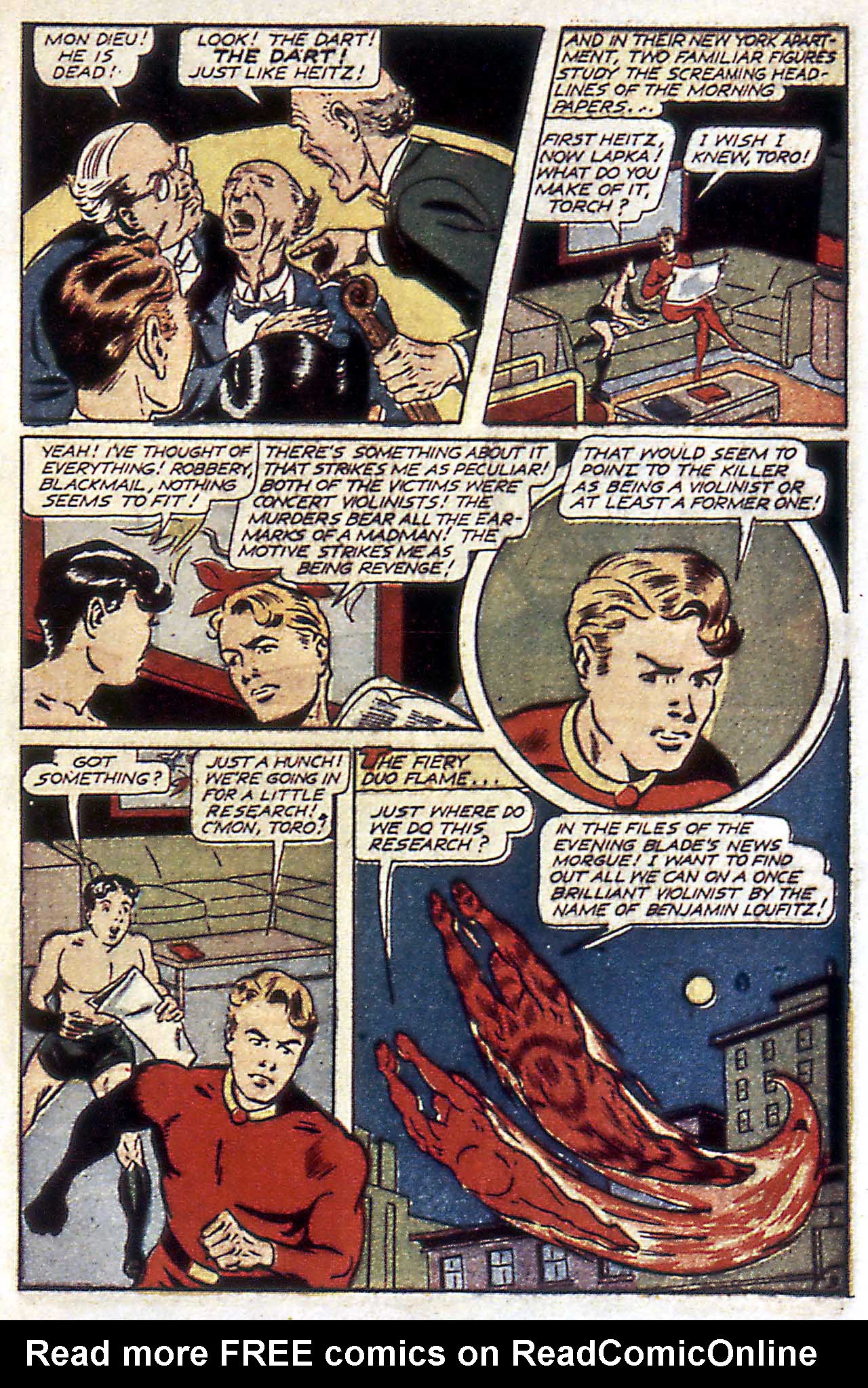 Read online The Human Torch (1940) comic -  Issue #18 - 6