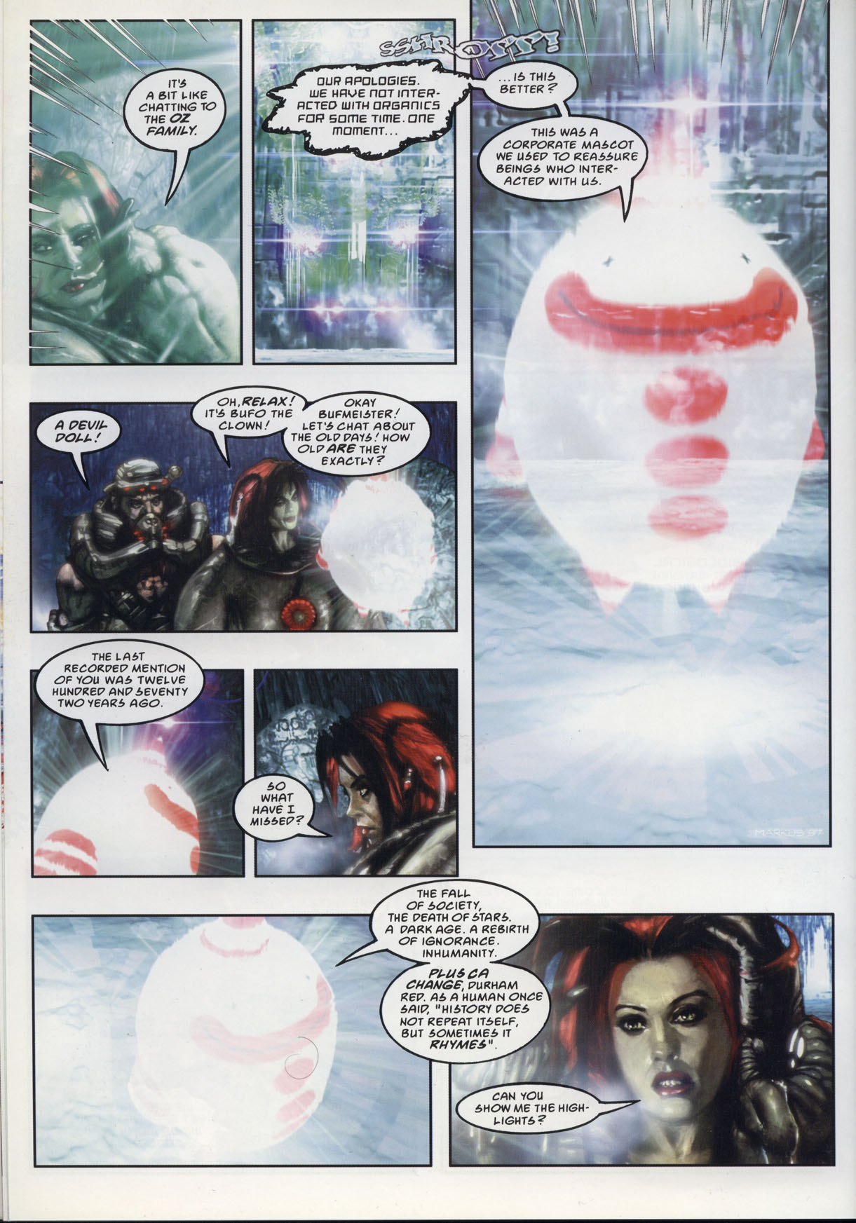 Read online Durham Red: The Scarlet Cantos comic -  Issue # TPB - 36