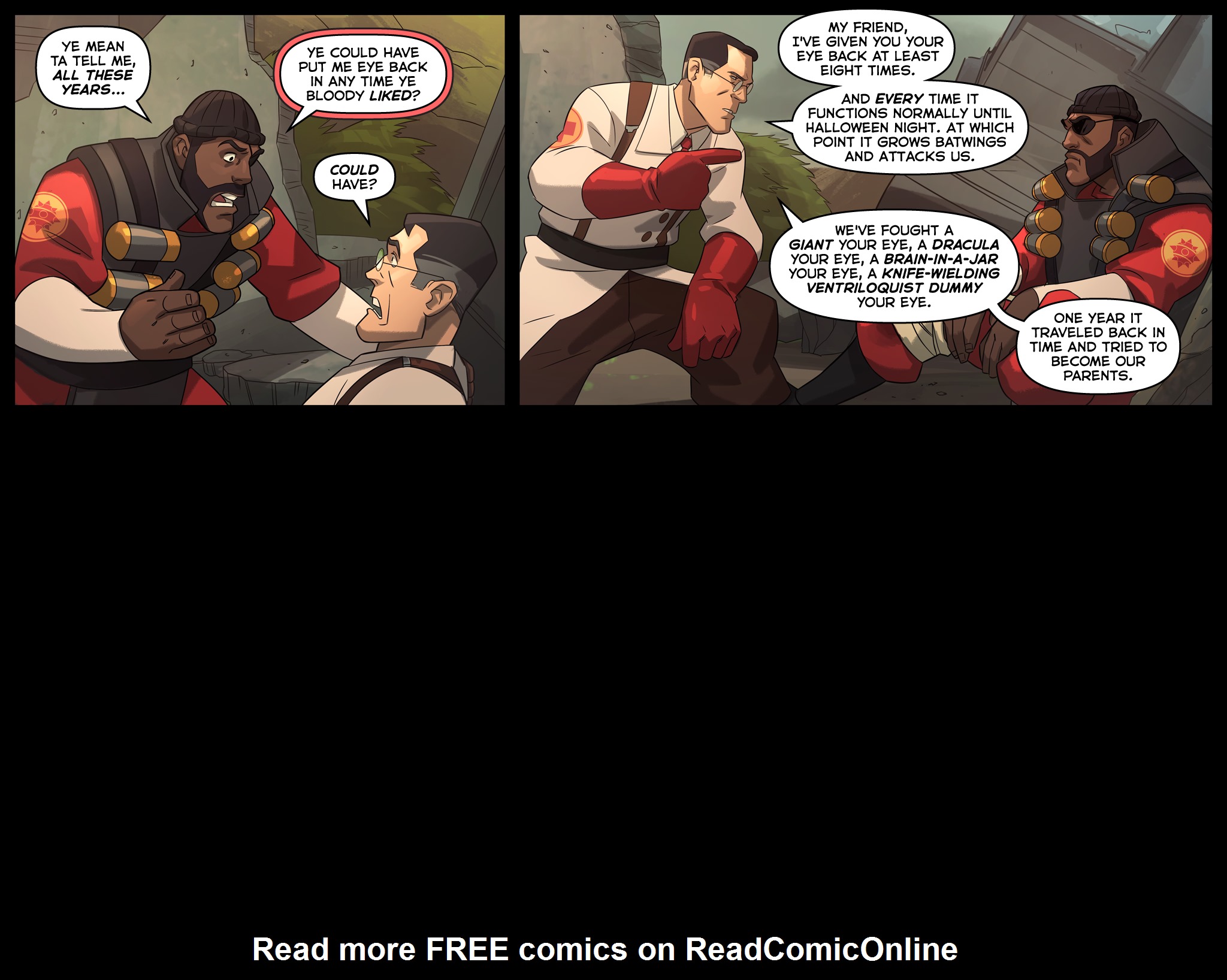 Read online Team Fortress 2 comic -  Issue #6 - 92