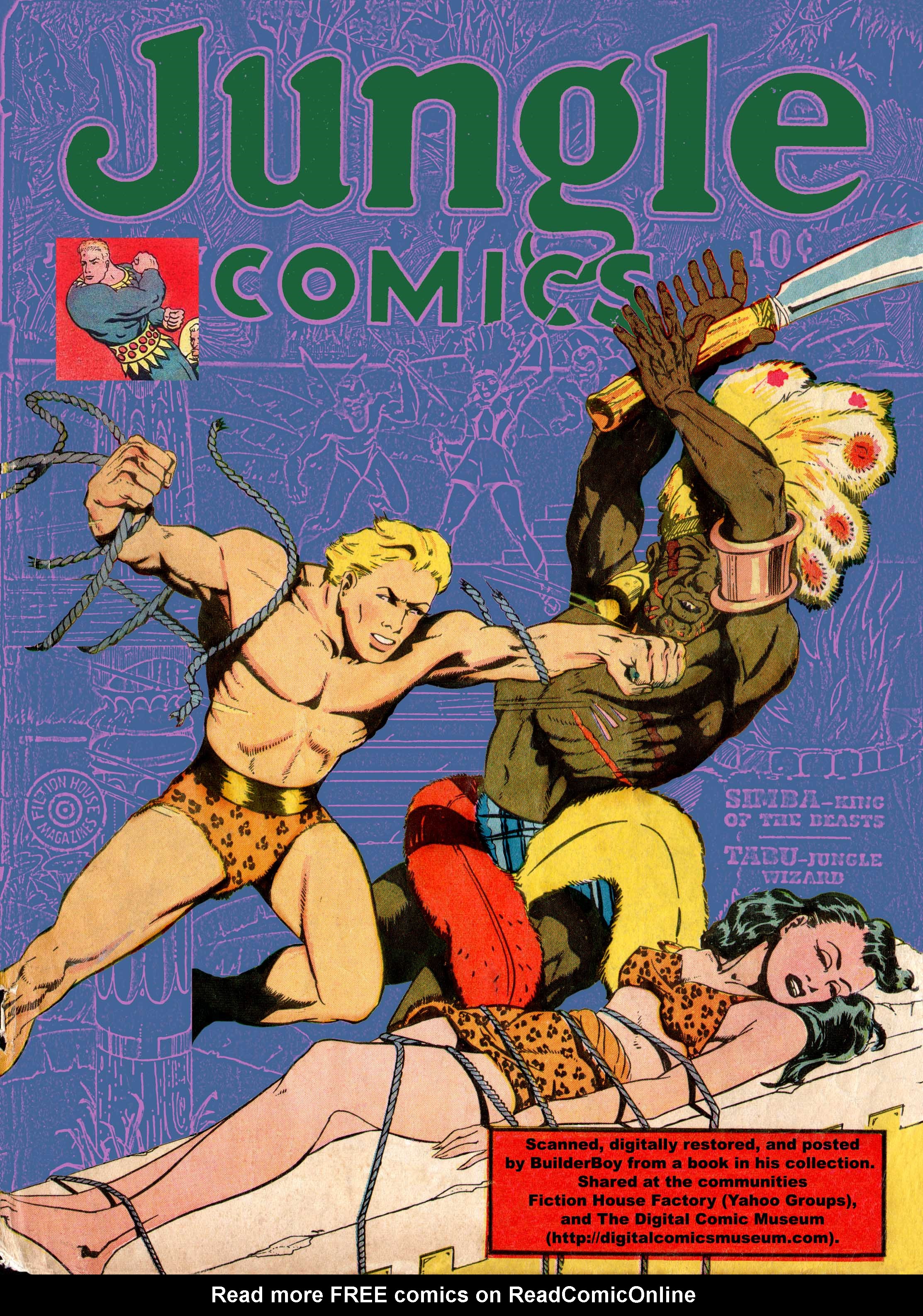 Read online Jungle Comics comic -  Issue #7 - 69