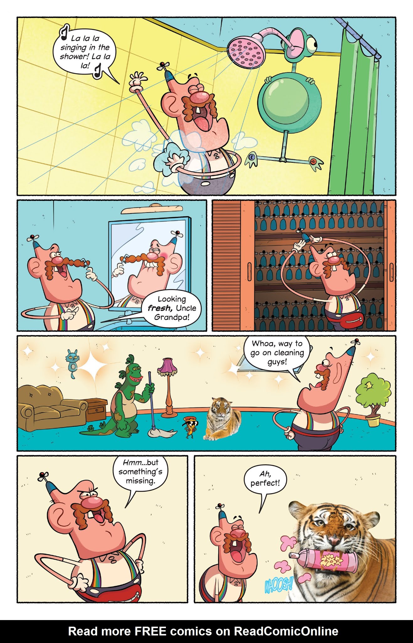 Read online Uncle Grandpa and the Time Casserole comic -  Issue # TPB - 134