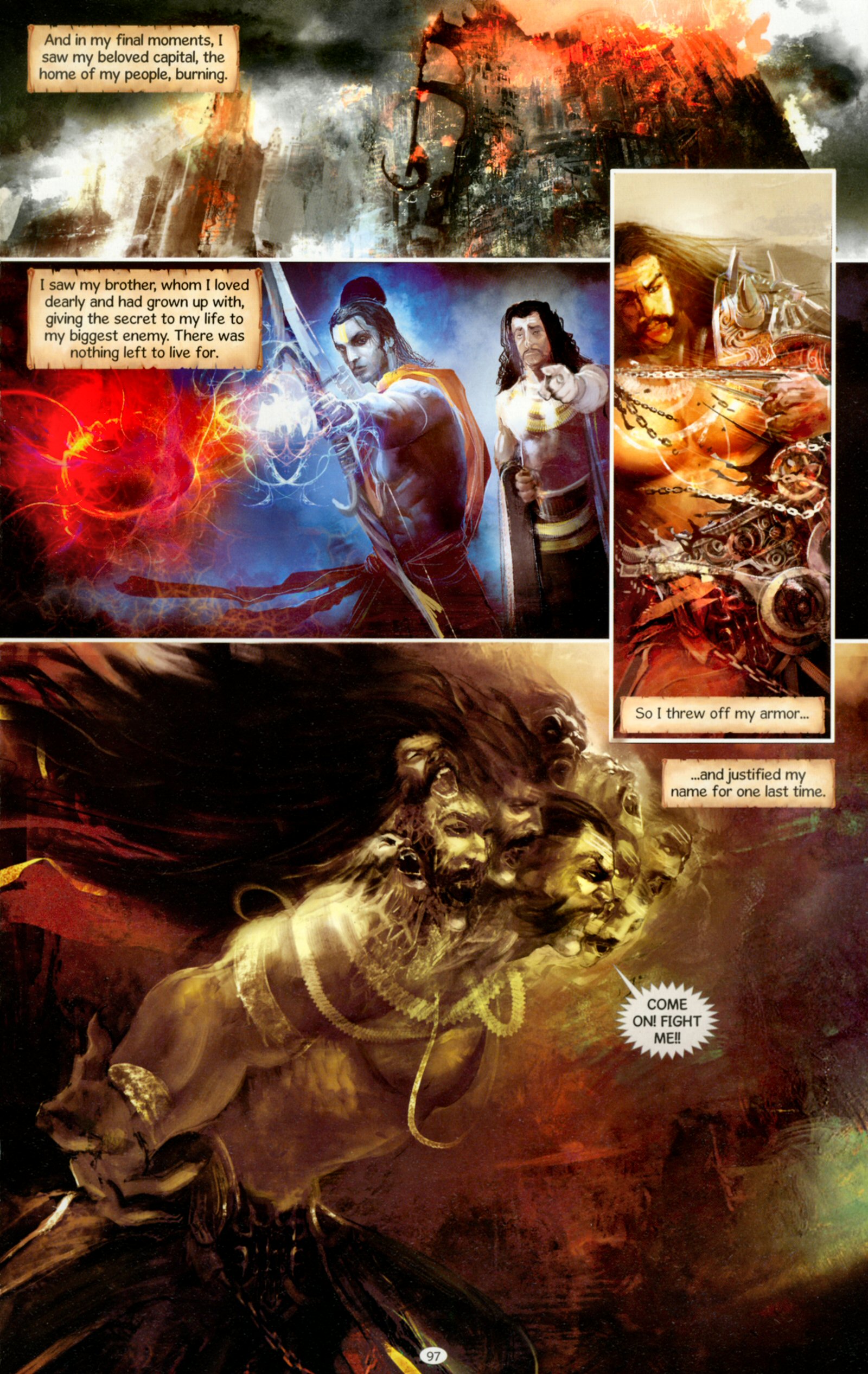 Read online Ravana: Roar of the Demon King comic -  Issue # Full - 99
