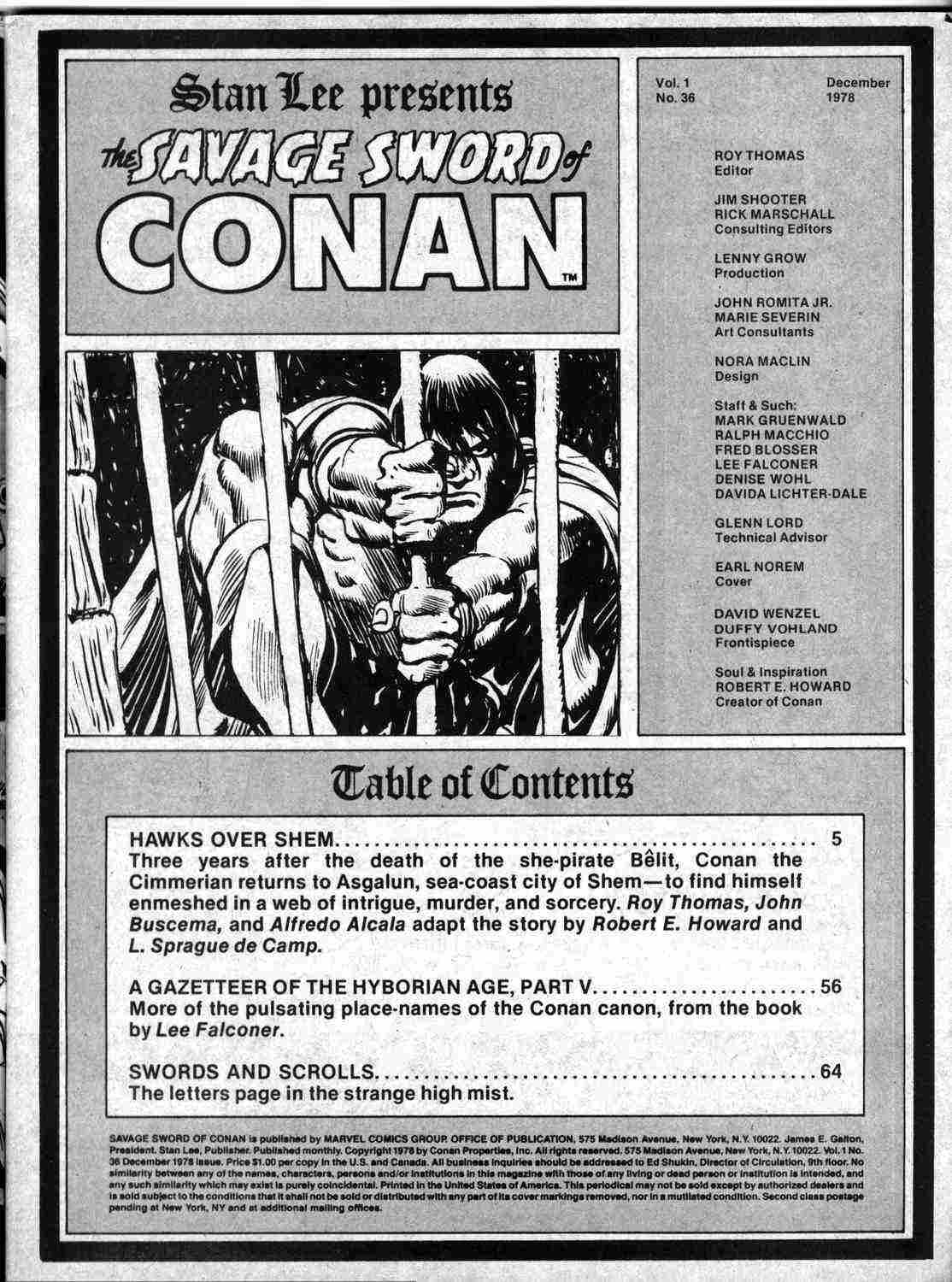 Read online The Savage Sword Of Conan comic -  Issue #36 - 3