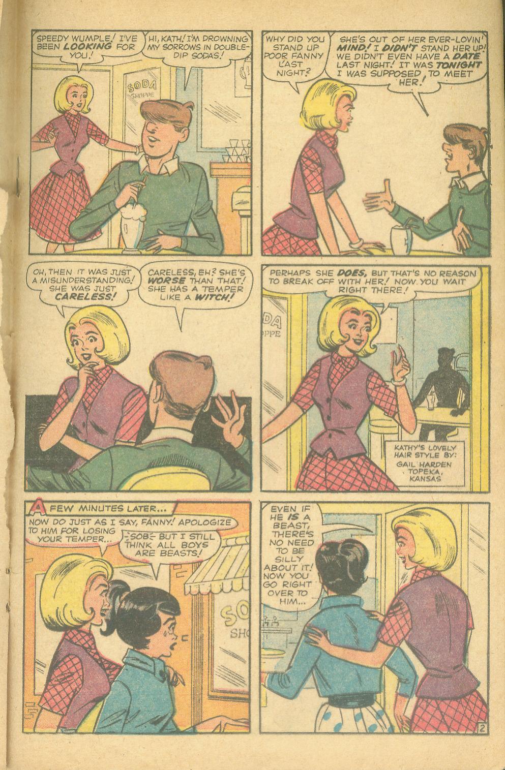 Read online Kathy (1959) comic -  Issue #20 - 19