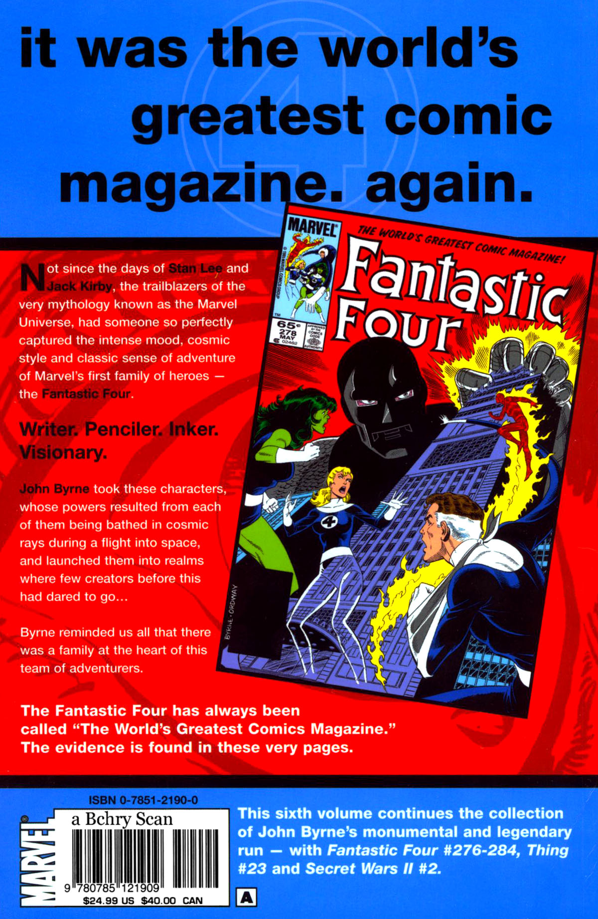Read online Fantastic Four Visionaries: John Byrne comic -  Issue # TPB 6 - 252