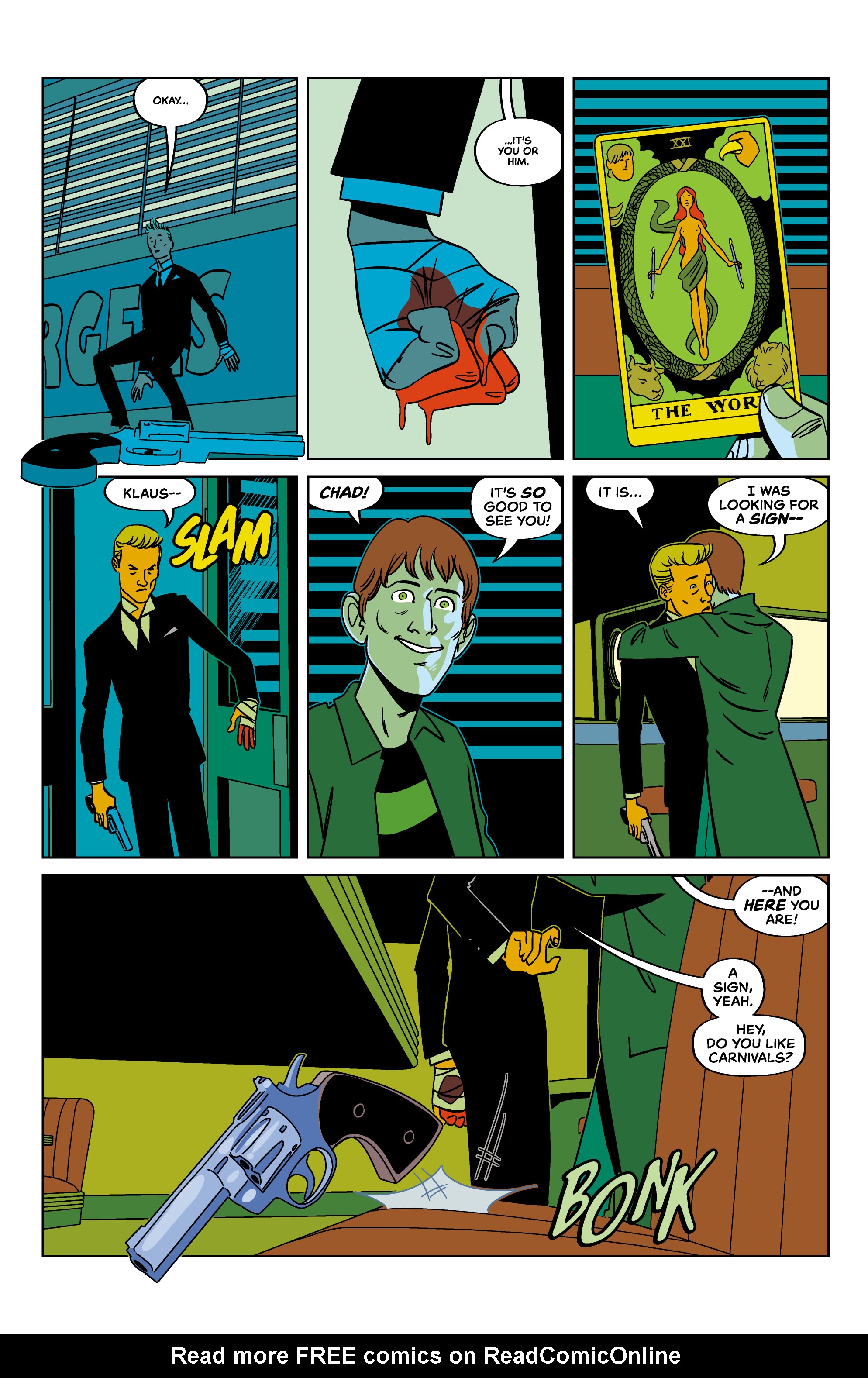 Read online Tales from the Umbrella Academy: You Look Like Death comic -  Issue #4 - 23